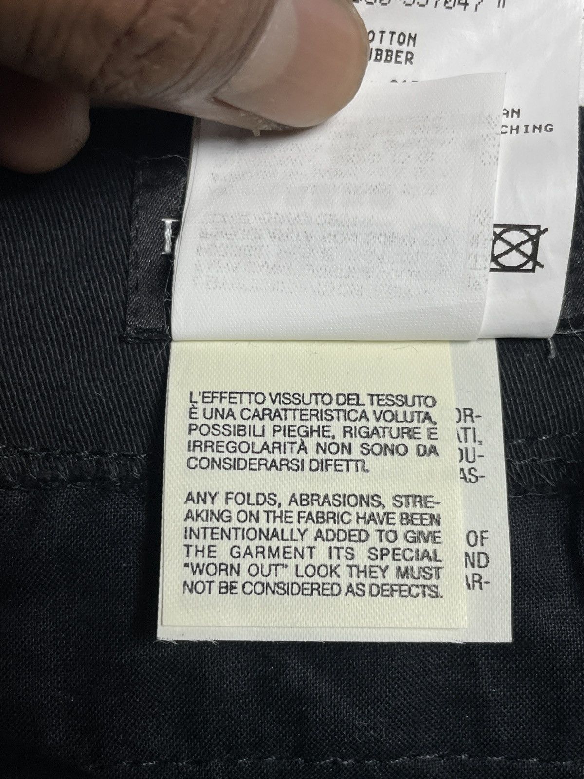 Emporio Armani Emporio Armani - Side Button Split Trousers Size 31" - 8 Thumbnail