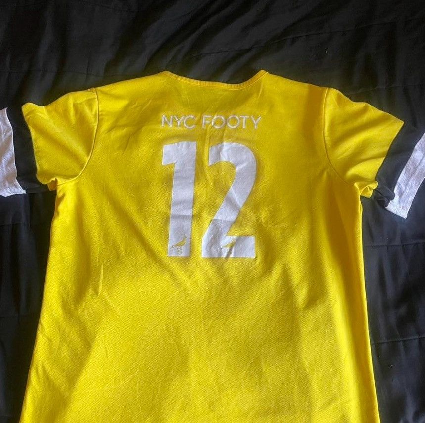 Puma Yellow & White Puma Soccer Football Jersey Size US L / EU 52-54 / 3 - 2 Thumbnail