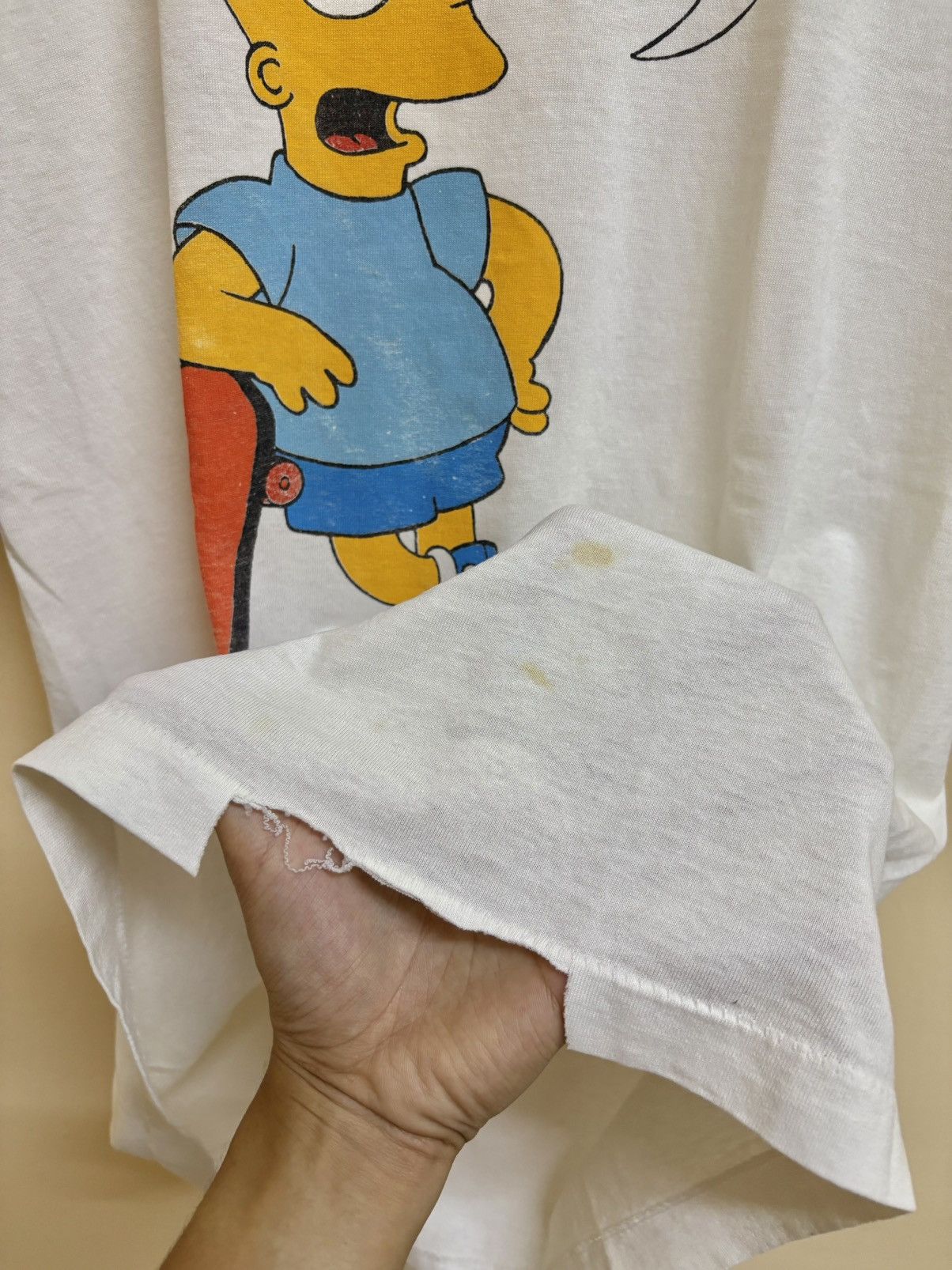 Vintage Vintage 1990 The Simpsons Bart Skateboard Cartoon Size US M / EU 48-50 / 2 - 10 Thumbnail
