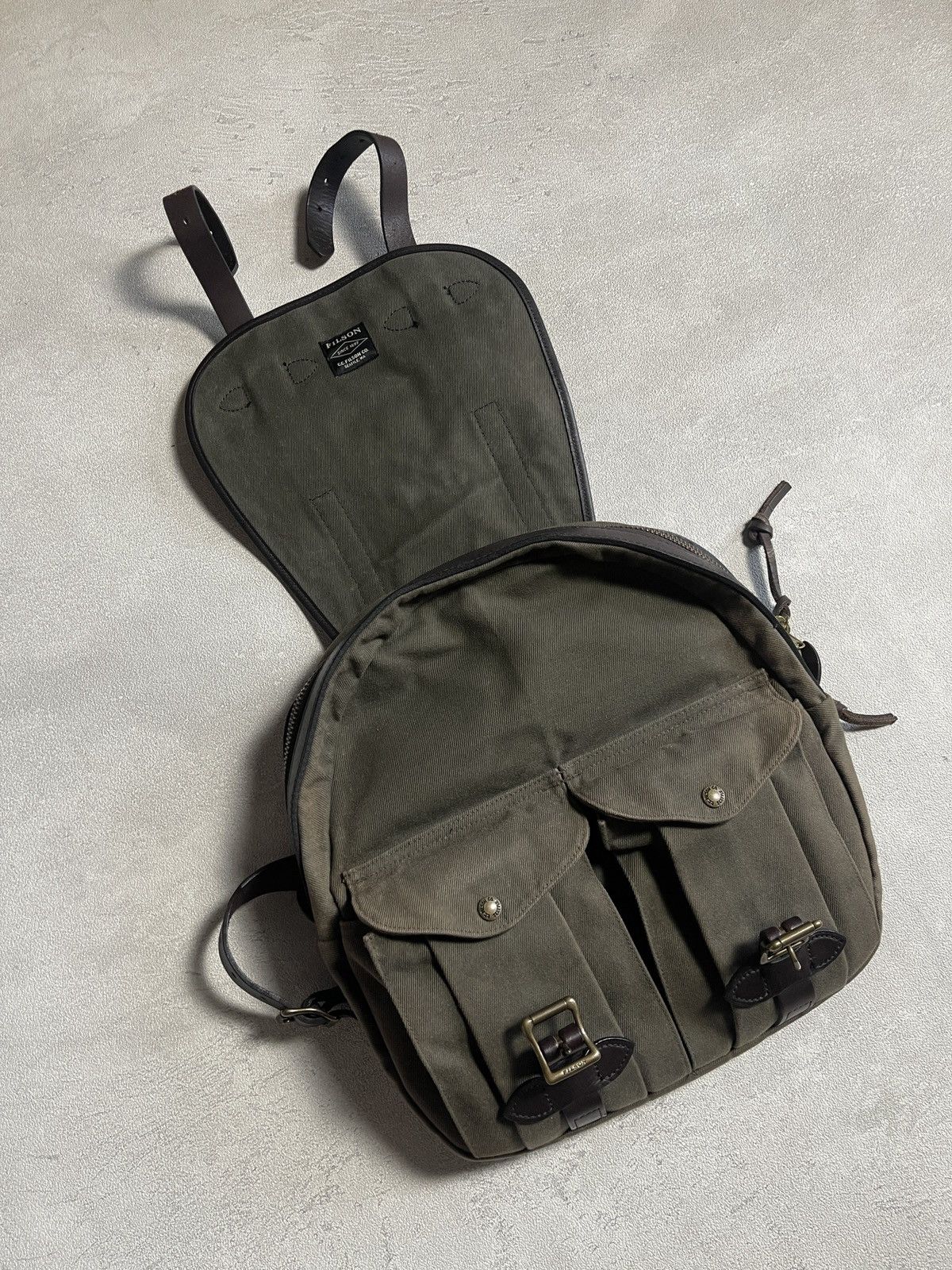 Filson Filson Rugsack Otter Green Bagpack Size ONE SIZE - 7 Thumbnail