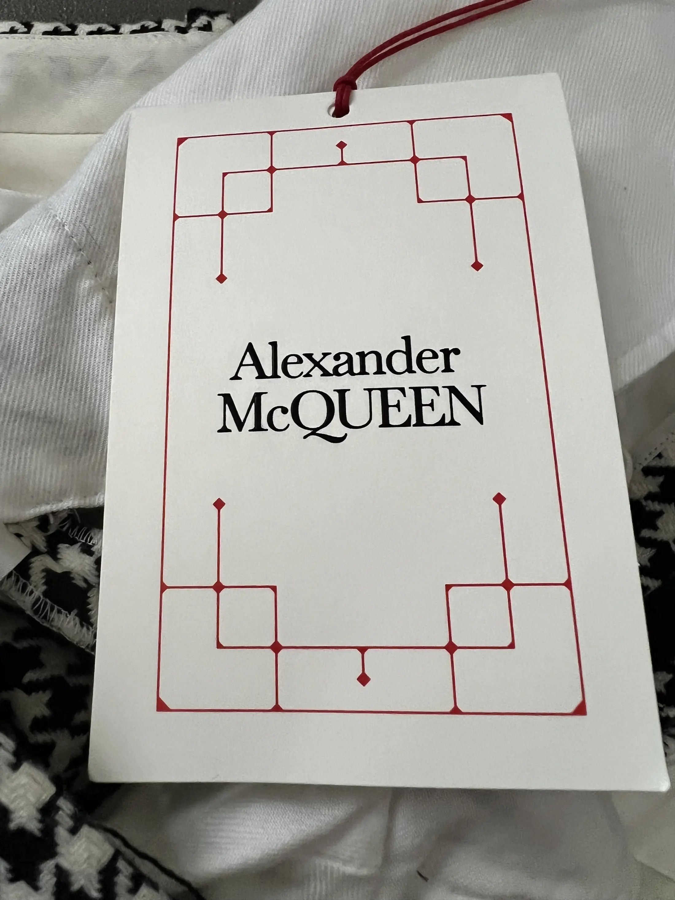 Alexander McQueen BNWT Beautiful Pied De Poule Trousers Size US 32 / EU 48 - 14 Thumbnail