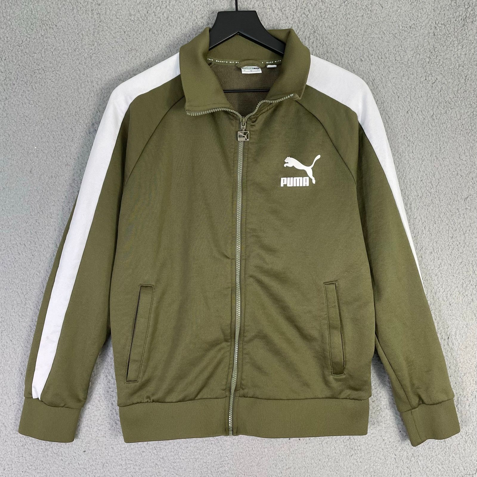 Puma Puma Women's Olive Green Track Jacket Size Small Size S / US 4 / IT 40 - 1 Thumbnail