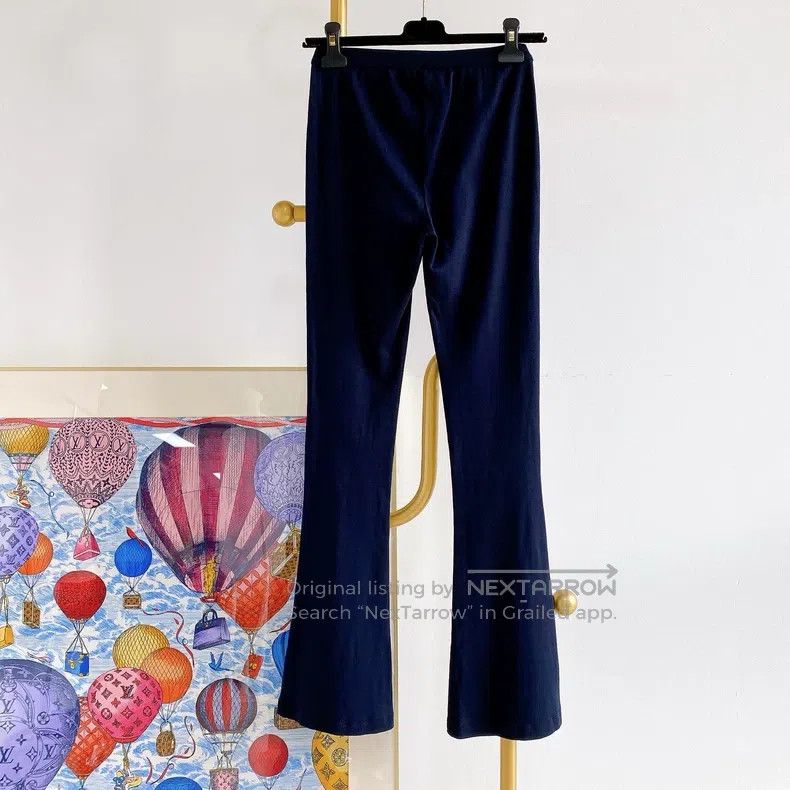 Prada Prada Dark-coloured elastic pants Size 26" / US 2 / IT 38 - 2 Thumbnail