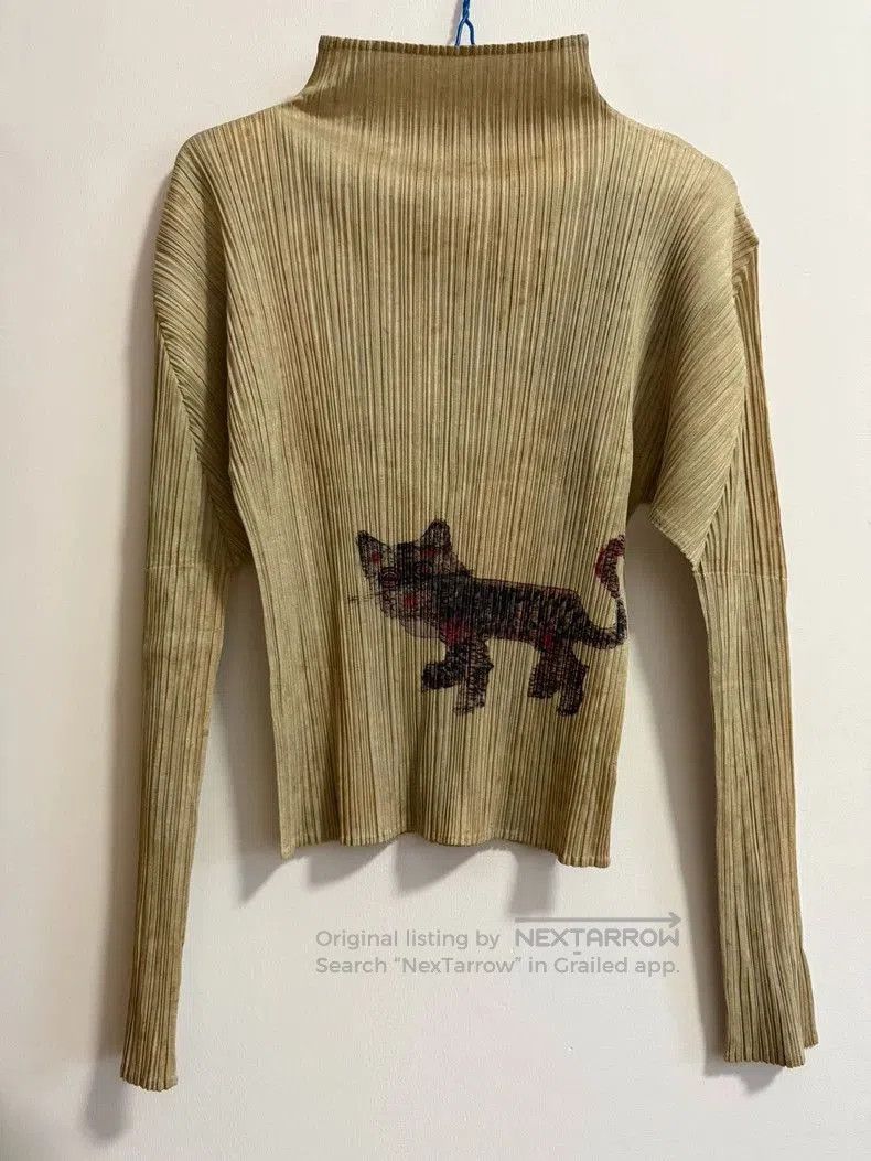 Issey Miyake Issey Miyake Vintage PP Tiger Cat Sweater . Size US M / EU 48-50 / 2 - 4 Thumbnail