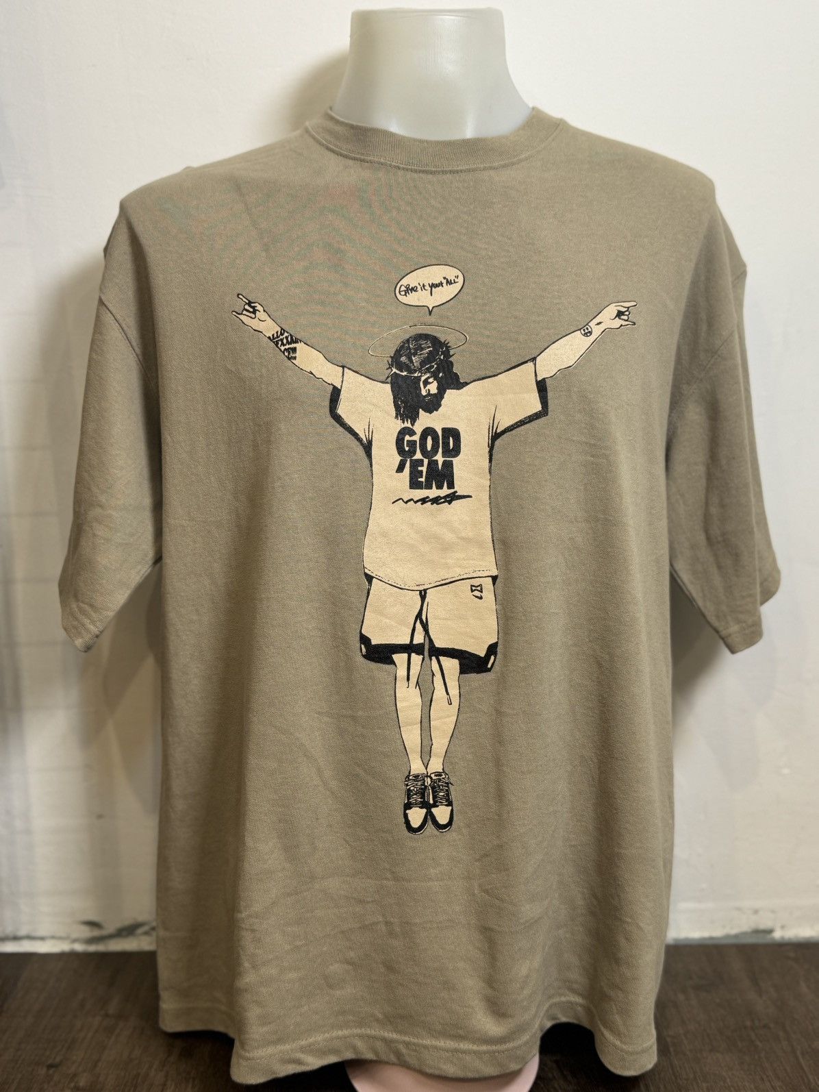 Japanese Brand MSSD GOD'EM T-shirt. Size US L / EU 52-54 / 3 - 1 Thumbnail