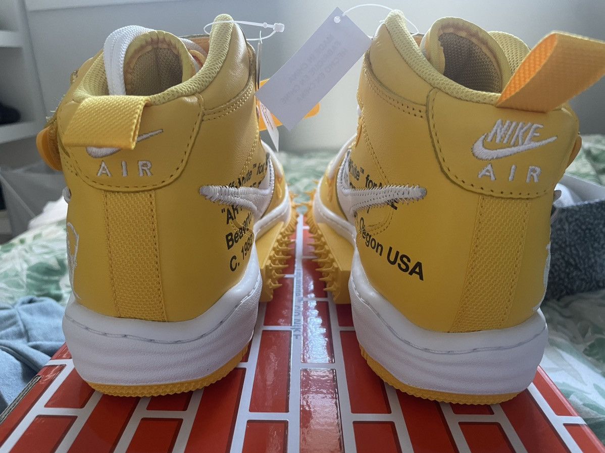 Nike × Off-White Nike Air Force Mid Off-White Varsity Maze Size US 8.5 / EU 41-42 - 4 Thumbnail
