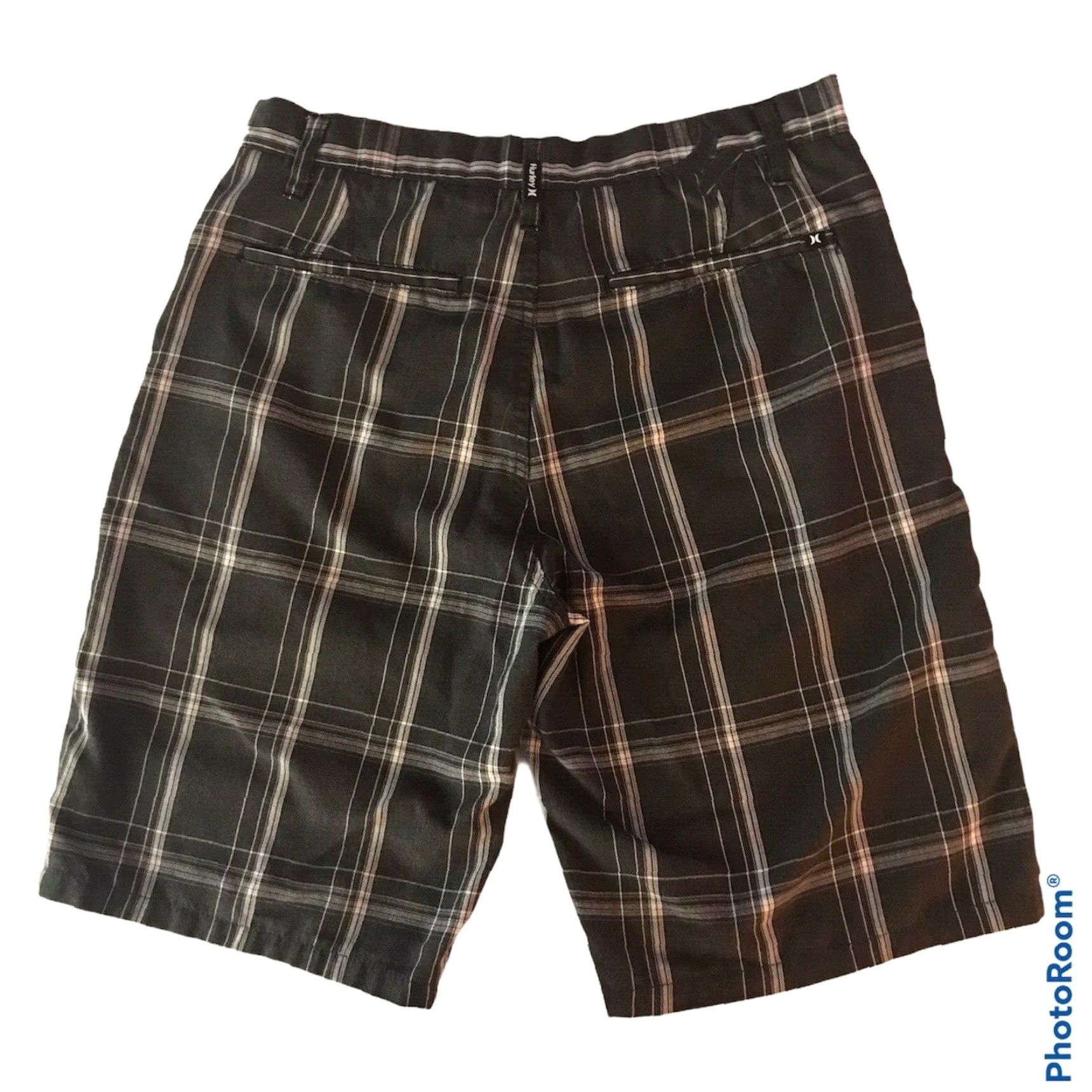 Hurley Hurley Shorts Mens Sz 30 Chino Gray Black Plaid Flat Front Bermuda Skate Shirt? Size US 30 / EU 46 - 3 Thumbnail