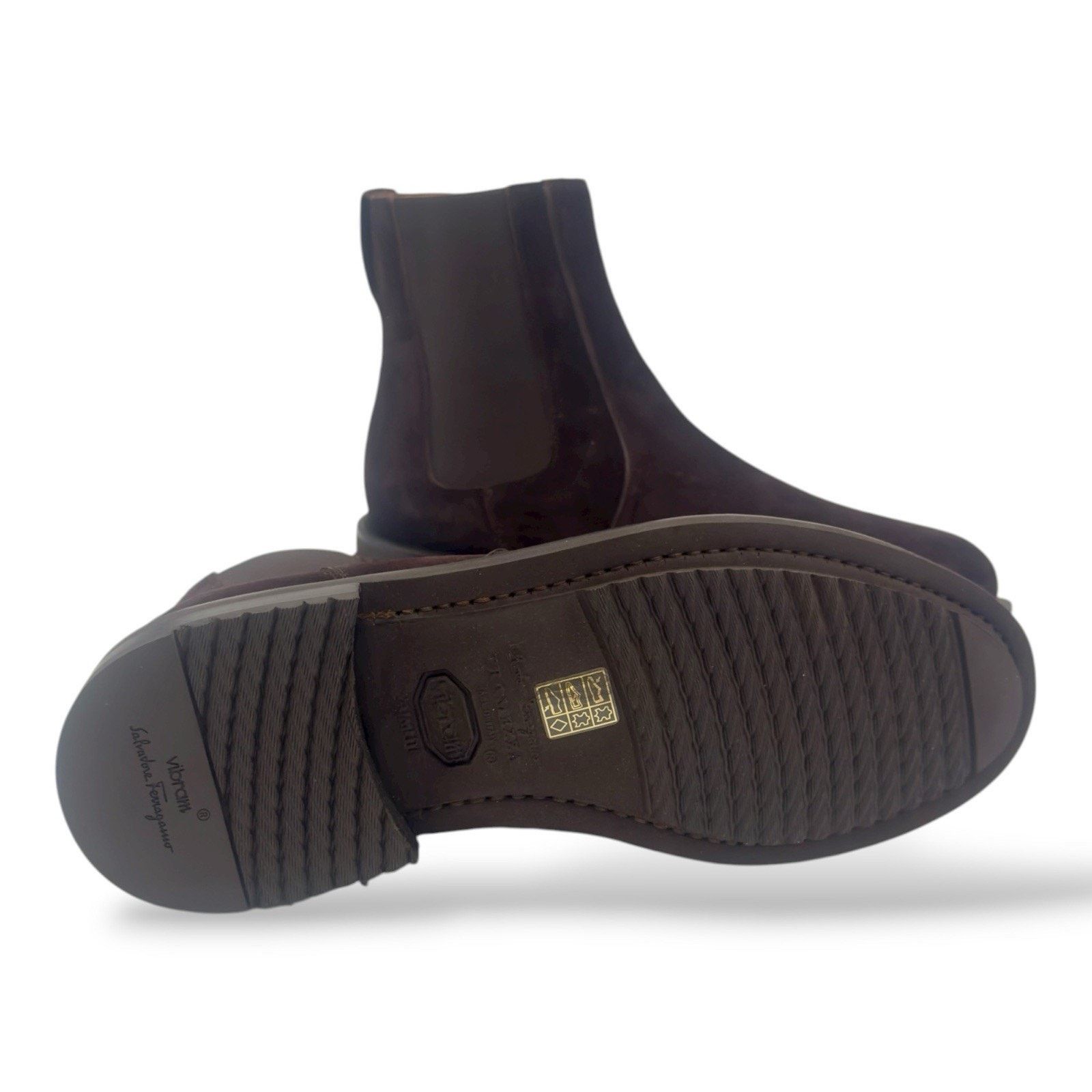 Salvatore Ferragamo Brown Suede Chelsea Boots Size 8.5 / 7.5UK EEE New Size US 8.5 / EU 41-42 - 5 Thumbnail