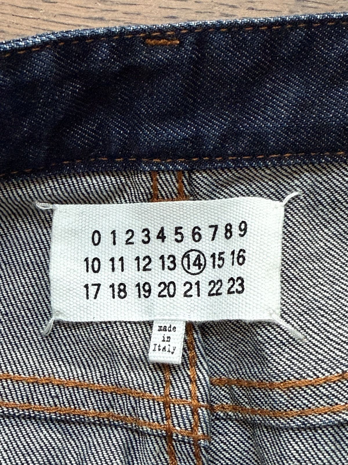Maison Margiela Early Martin Margiela Line 14 Mens Blue Slim Denim Jeans Size US 31 - 5 Thumbnail