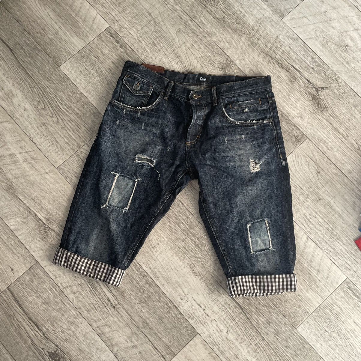 Dolce & Gabbana × Japanese Brand VINTAGE DOLCE GABBANA DENIM SHORTS JEANS JAPANESE Y2K RAP Size US 33 - 2 Thumbnail