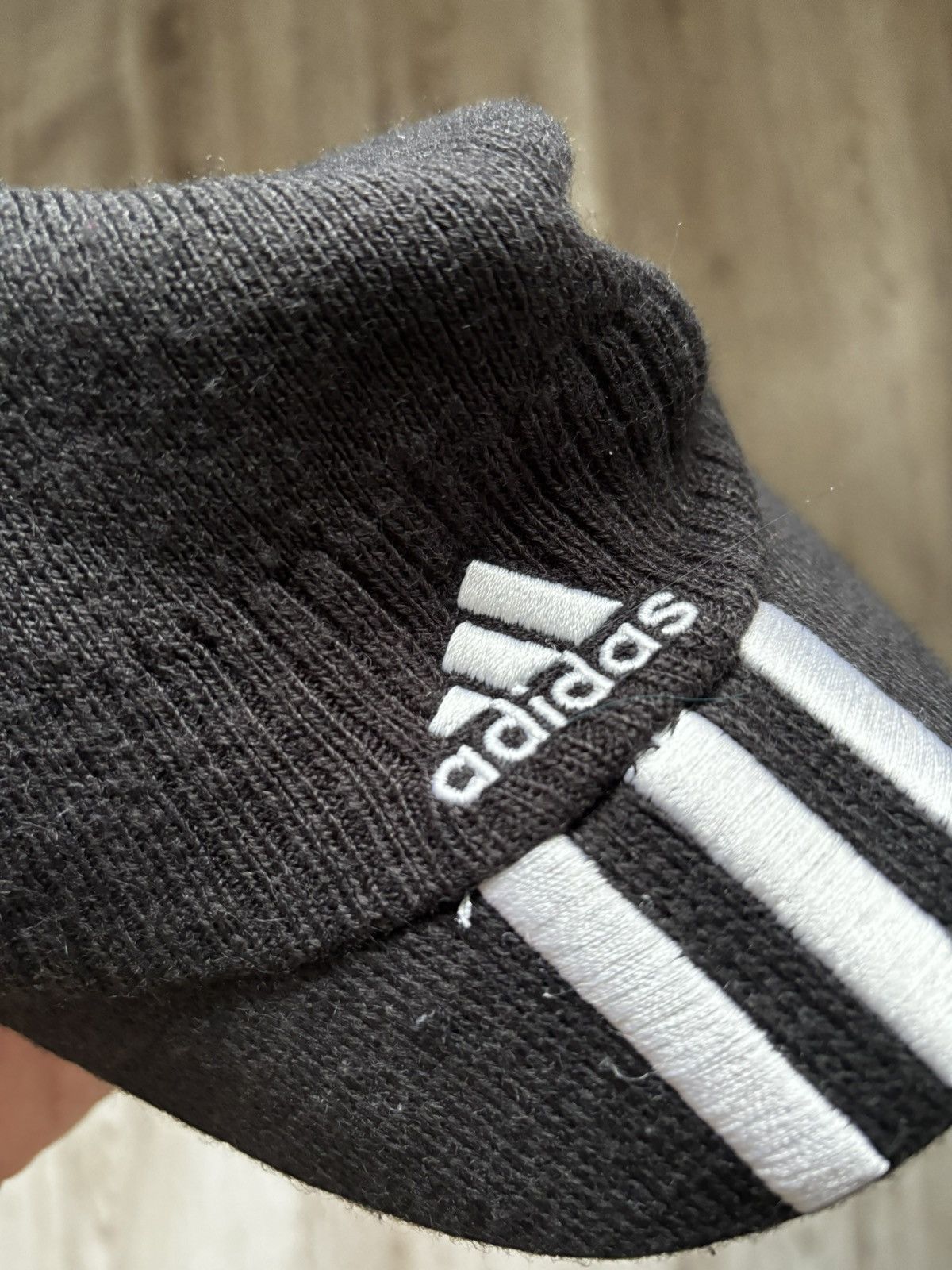 Adidas RARE Adidas Beanie Hat Black Stripes Logo 2010 Archive Size ONE SIZE - 8 Thumbnail