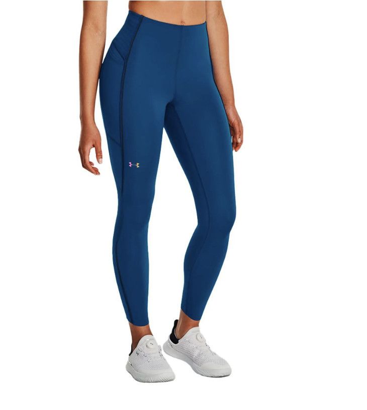 Under Armour Under Armour 1377059 Compression Vent Leggings Blue ( XL ) Size 40" / US 18 - 1 Thumbnail