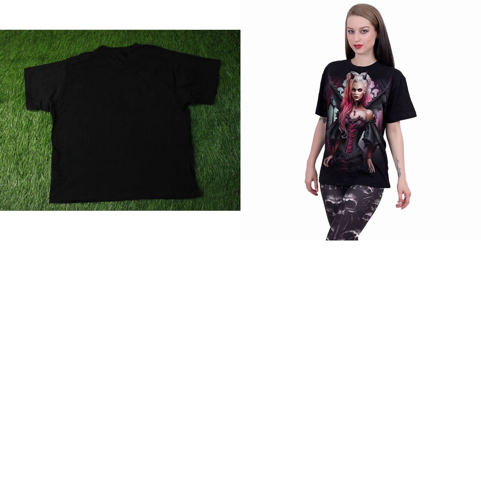Vintage THE ANTIBARB Spiral Shirt Mens XXXL Black 100% Cotton Short Sleeve T-Shirt Horror Look Vintage Not Vintage Size US XXL / EU 58 / 5 - 8 Thumbnail