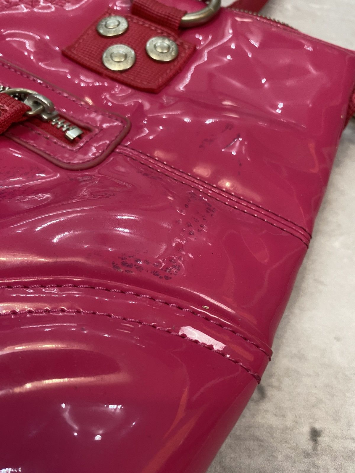 George Gina & Lucy × Japanese Brand × Vintage GGL GEORGE GINĄ LUCY AVANT GARDE Y2K OPIUM LEATHER BAG JAPAN Size ONE SIZE - 3 Thumbnail