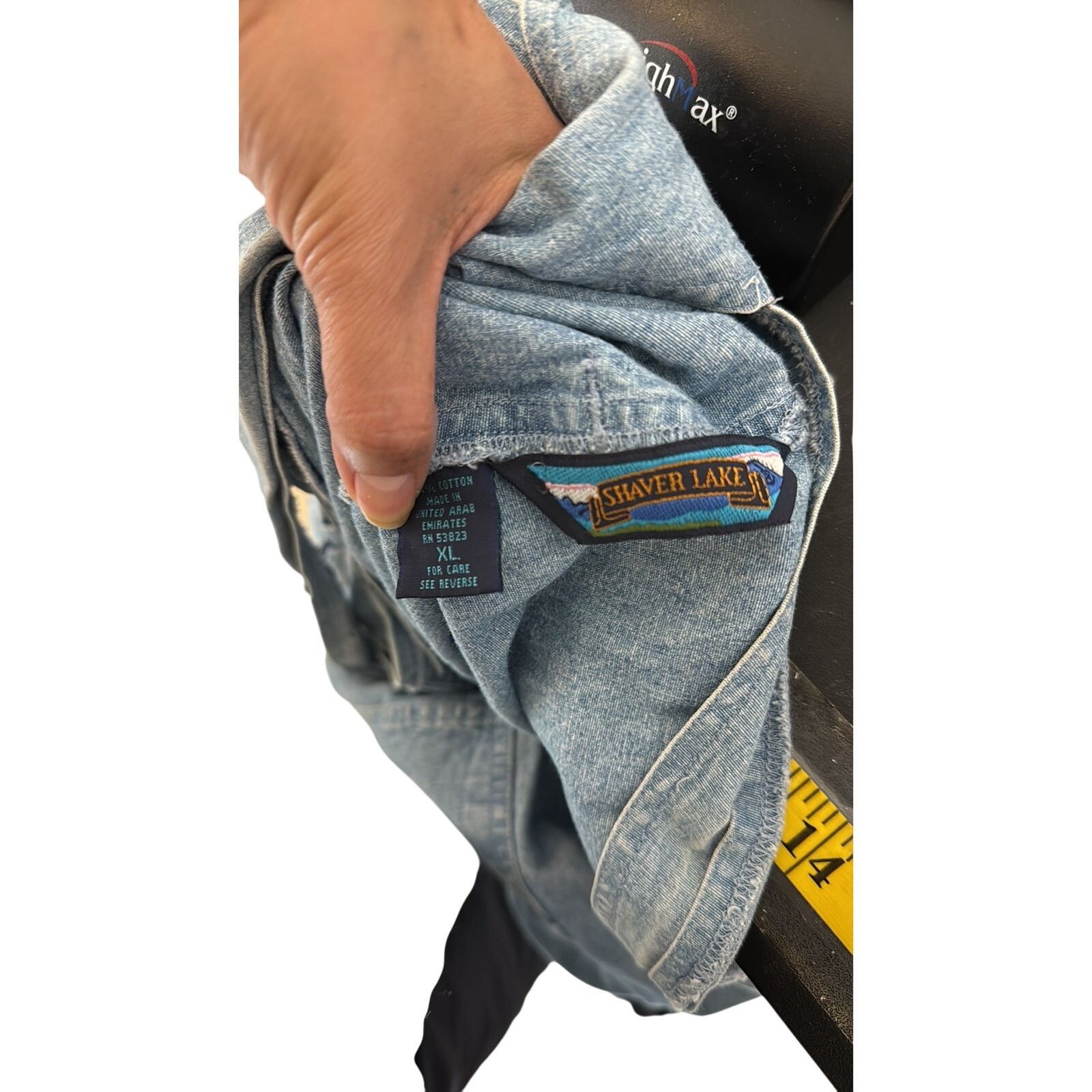 Shaver Lake Vintage Shaver Lake lightweight denim overalls cropped XL Size 38" / US 16 / IT 52 - 6 Thumbnail