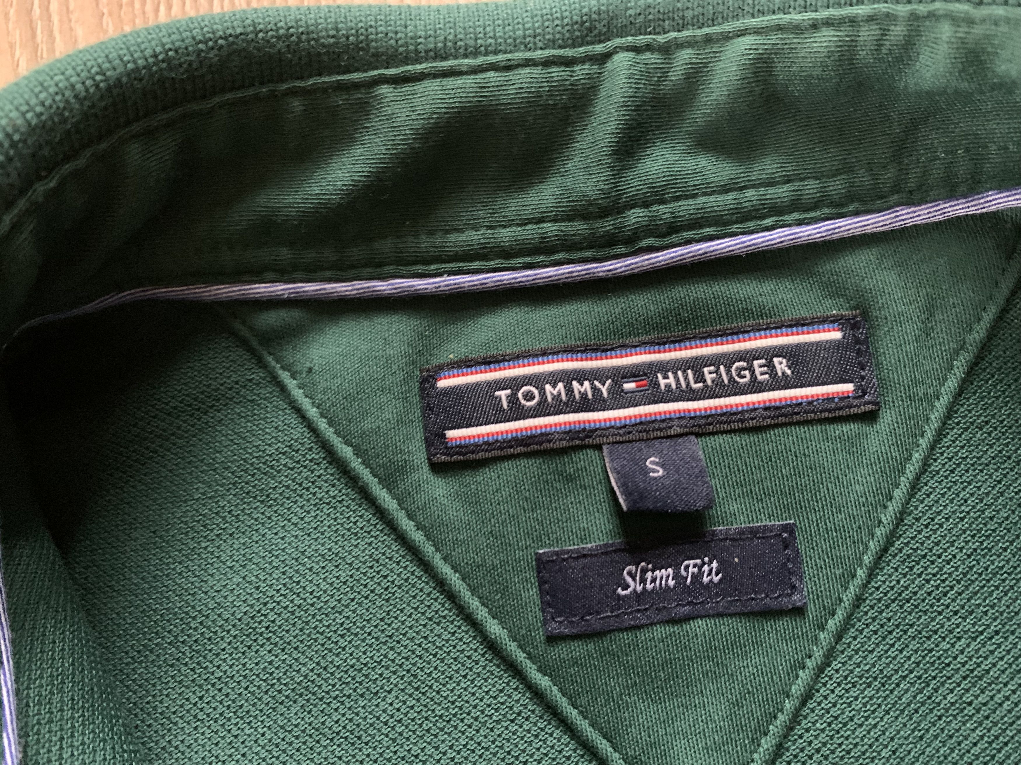 Tommy Hilfiger Tommy Hilfiger Slim Fit Green Polo Size US S / EU 44-46 / 1 - 5 Thumbnail