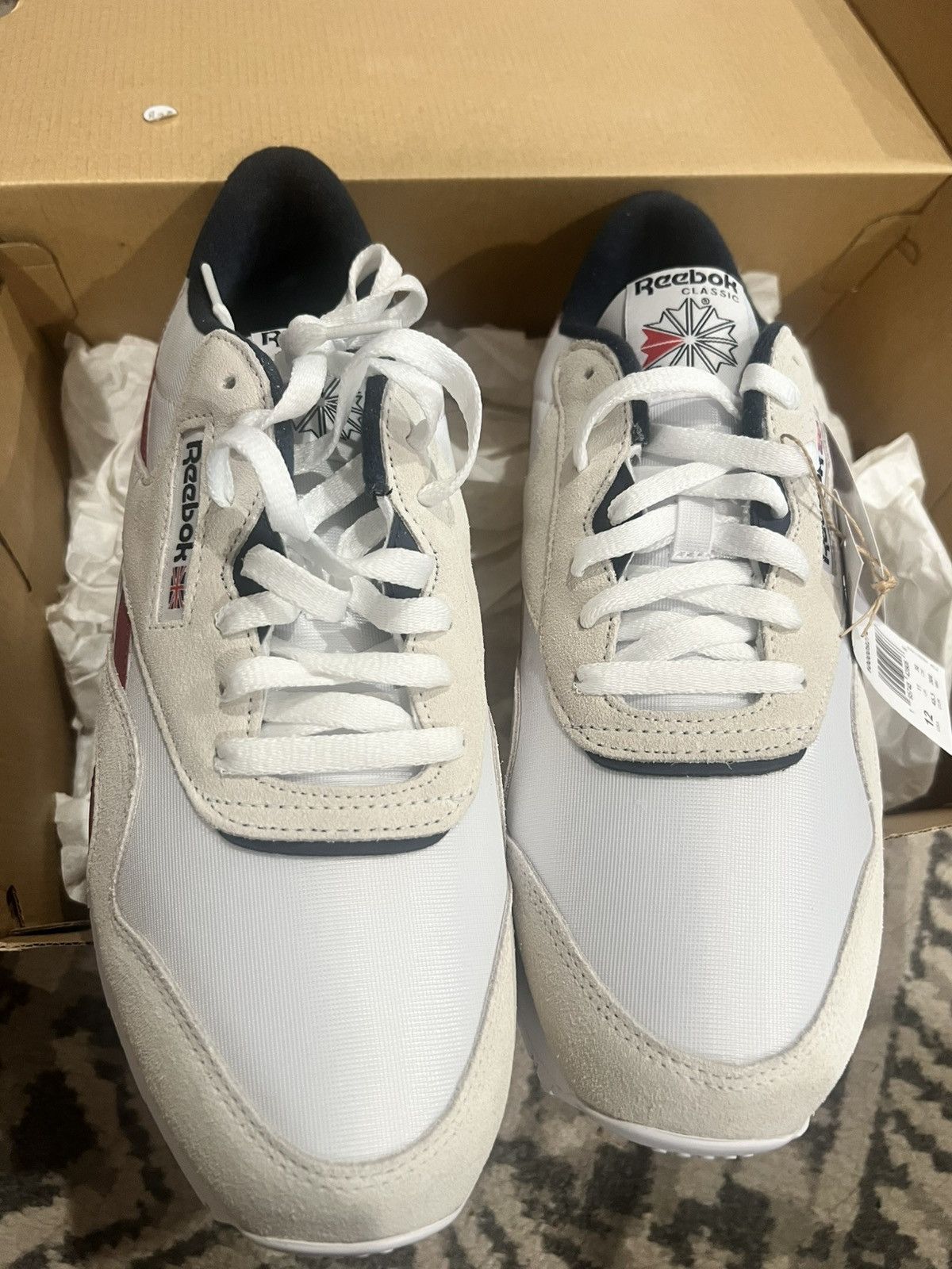 Reebok Reebok Classics White Blue Size US 12 / EU 45 - 8 Thumbnail