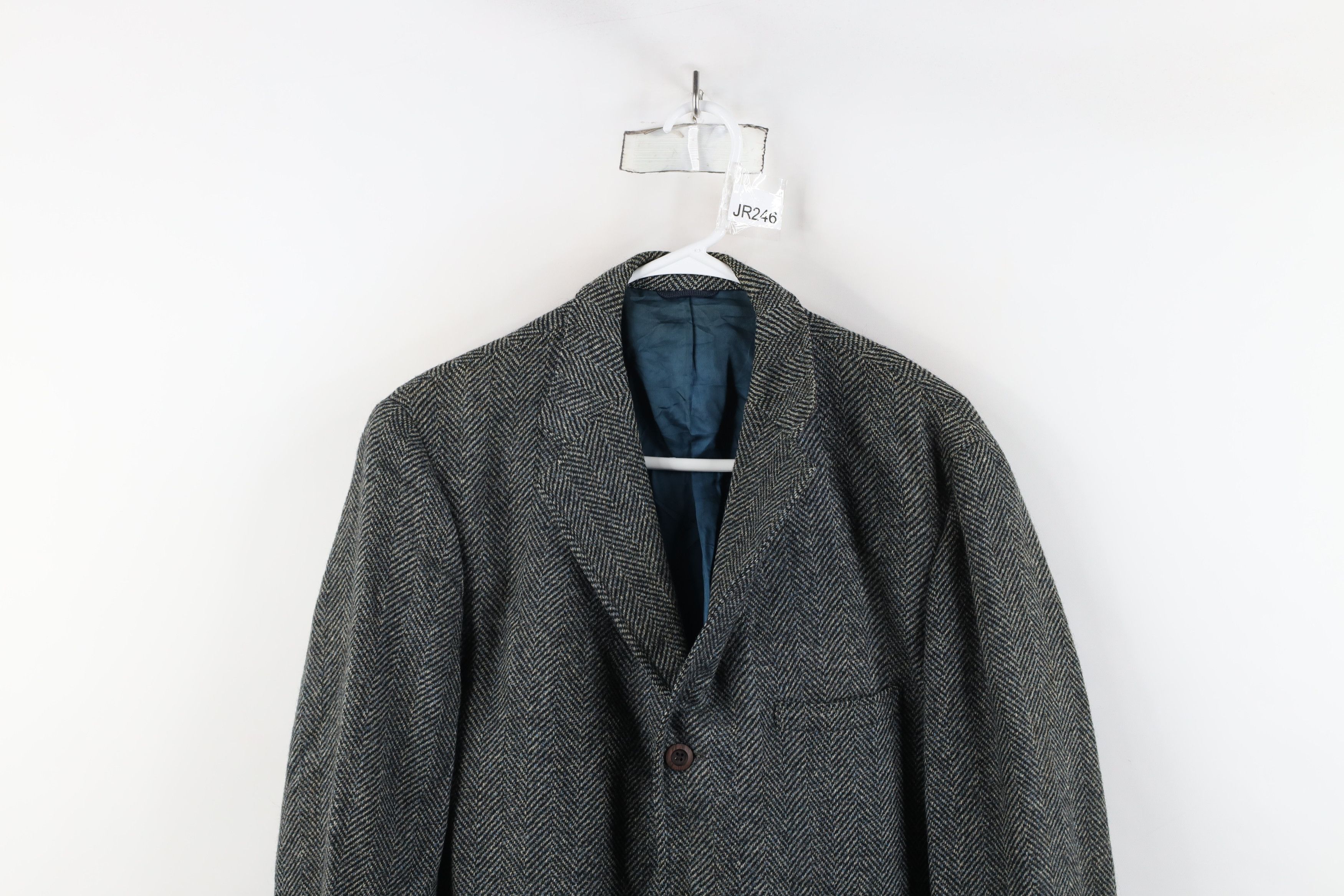 Vintage Vintage 70s Streetwear Tweed Herringbone Blazer Jacket USA Size US XL / EU 56 / 4 - 2 Thumbnail