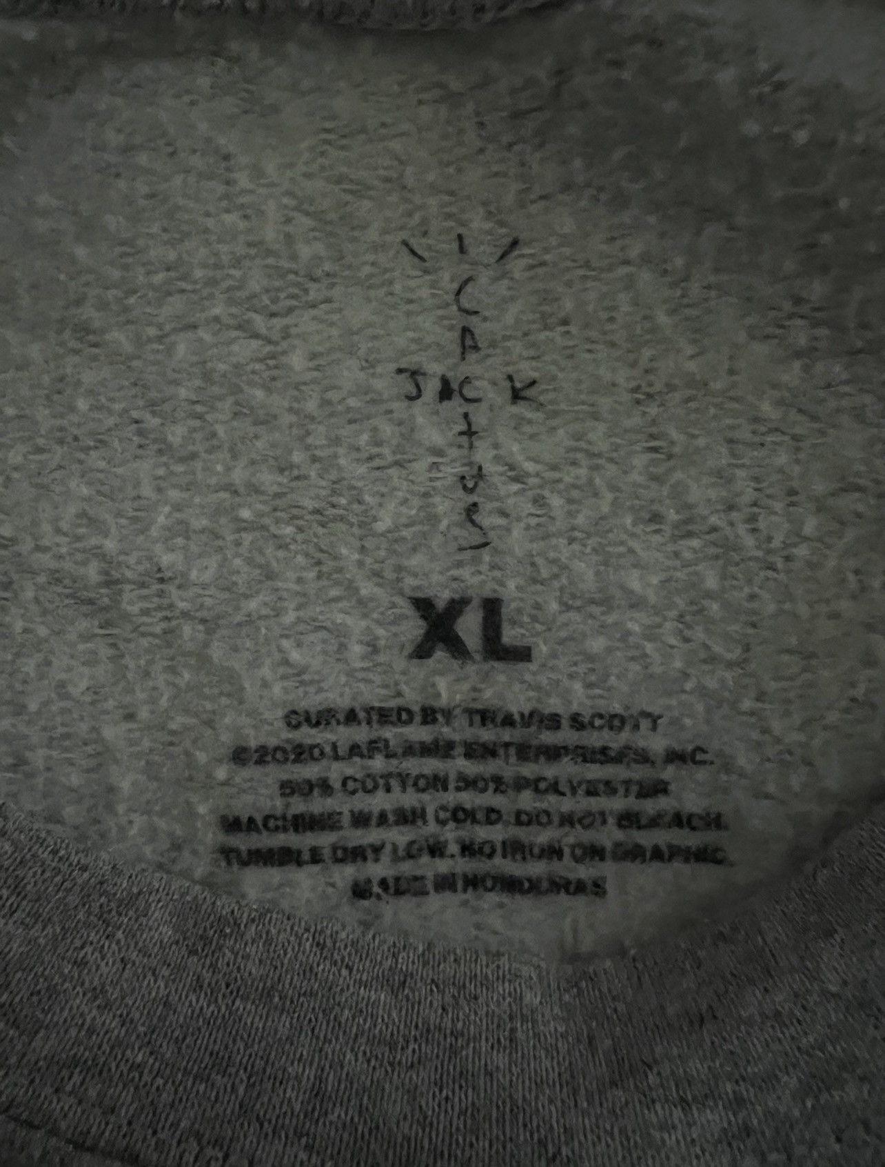 Travis Scott Astroworld Tour Grey Crewneck Size US XL / EU 56 / 4 - 3 Thumbnail
