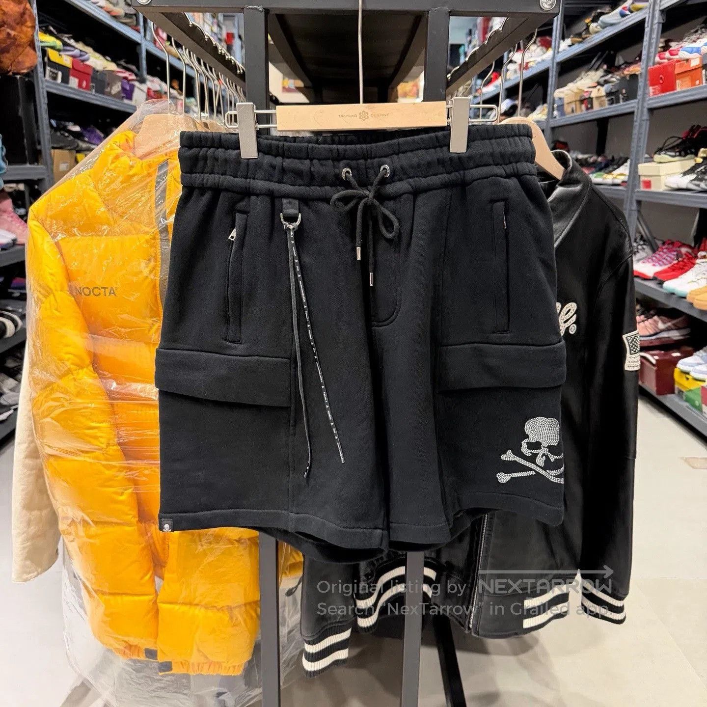 Mastermind World Mastermind World Black Skull Diamond Shorts. Size US 30 / EU 46 - 6 Thumbnail
