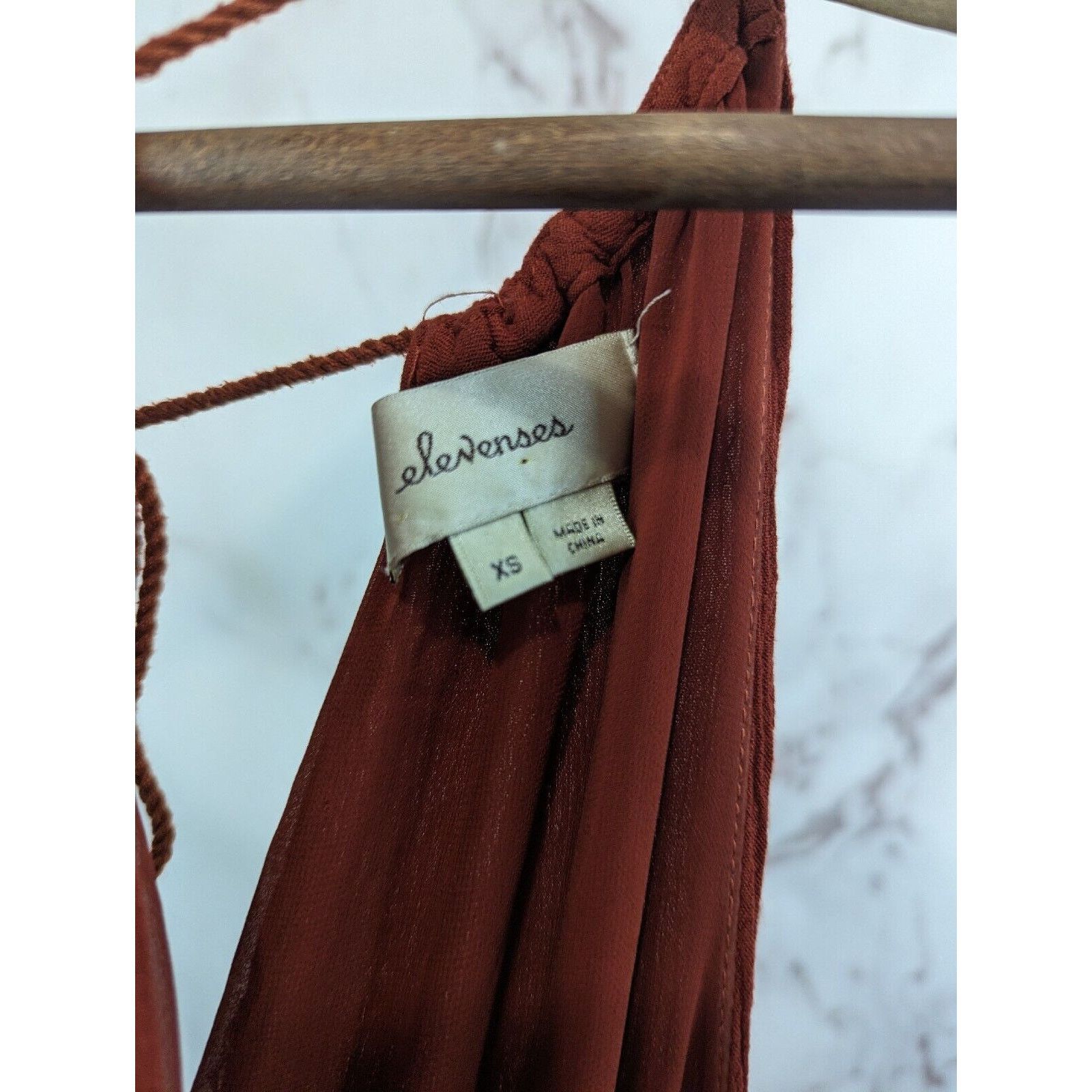 Anthropologie Anthropologie Elevenses Jumpsuit Women XS North Beach Orange Size 26" / US 2 / IT 38 - 3 Thumbnail
