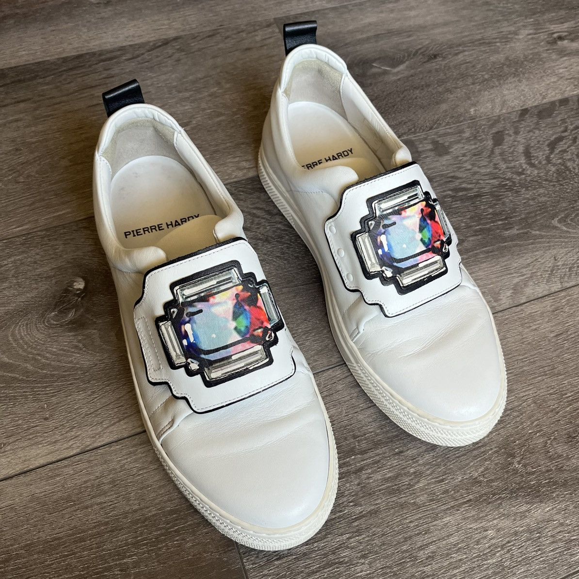Pierre Hardy LS04 Gem Slider Leather Low Sneakers
