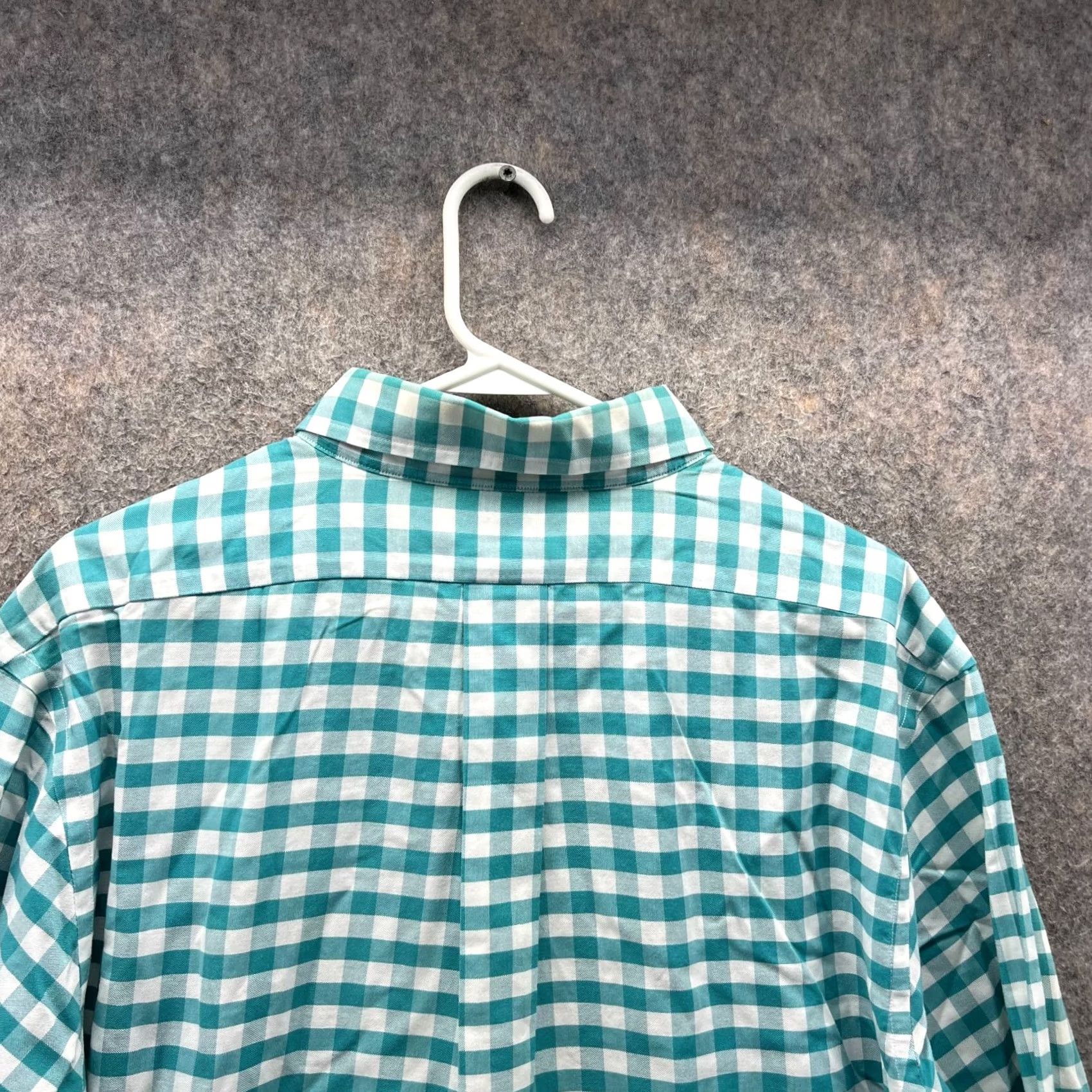 Brooks Brothers VINTAGE Brooks Brothers Shirt Men XL Blue Check Regent American Supima Cotton Button-Up Regular Long Sleeve Size US XL / EU 56 / 4 - 3 Thumbnail