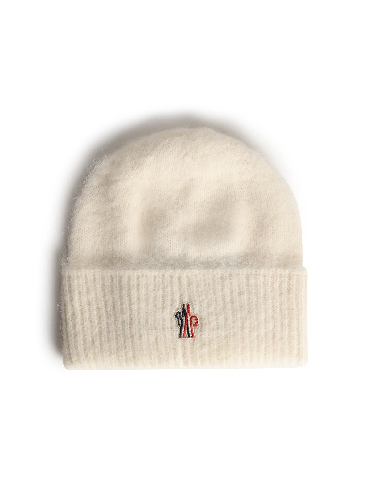 Moncler Grenoble MONCLER GRENOBLE Tricot Beanie In Alpaca And Ivory Wool Size ONE SIZE - 1 Thumbnail
