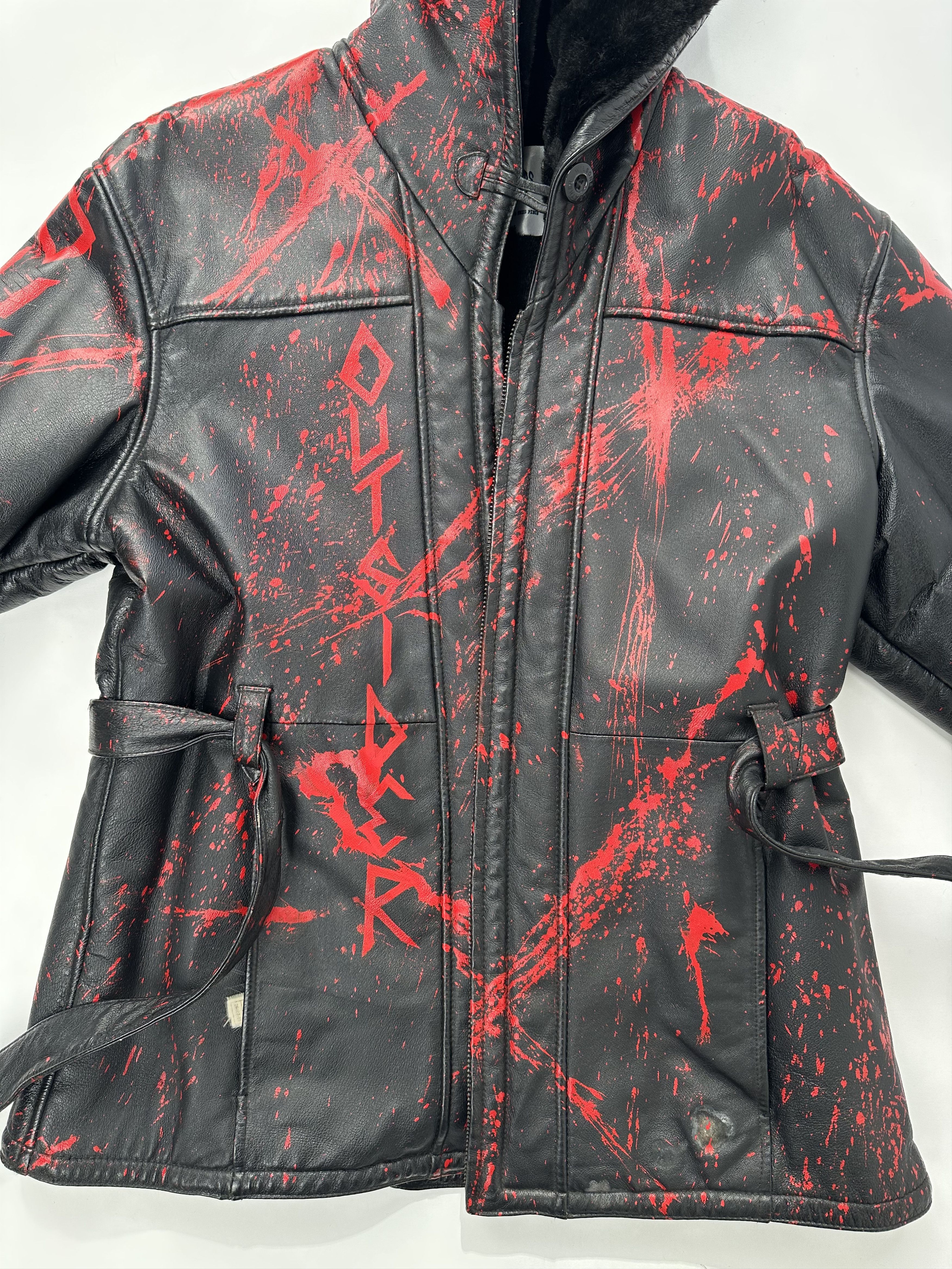 Genuine Leather Masked Society #2 Leather Jacket Coat Fur Lining Size M / US 6-8 / IT 42-44 - 5 Thumbnail