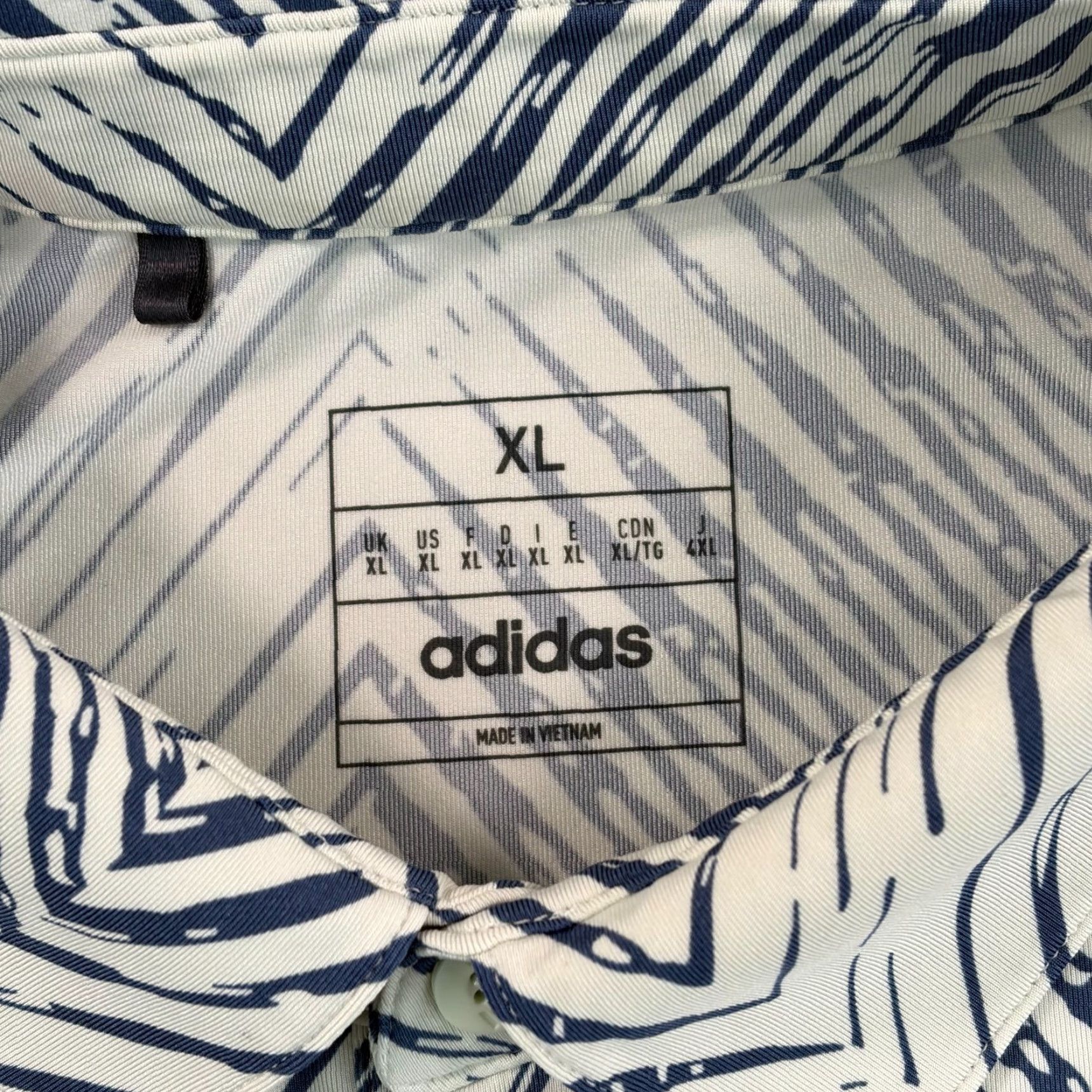 Adidas Adidas x Blue Hill Golf Club Ultimate 365 All Over Print Polo Shirt XL Short Sleeve Blue Polo Shirt Mens Regular Size US XL / EU 56 / 4 - 2 Thumbnail