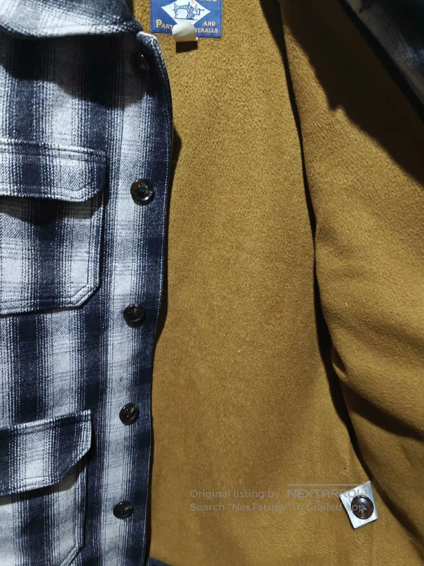 Vintage BOB DONG Men's Wool Plaid Hunting Jacket. Size US M / EU 48-50 / 2 - 3 Thumbnail
