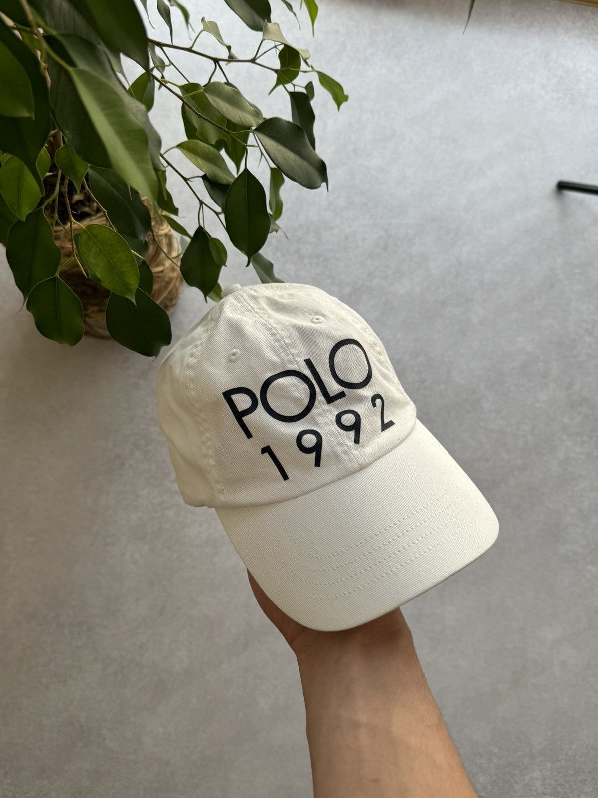 Pre-owned Polo Ralph Lauren X Vintage Polo Ralph Laurent White Cap Hat