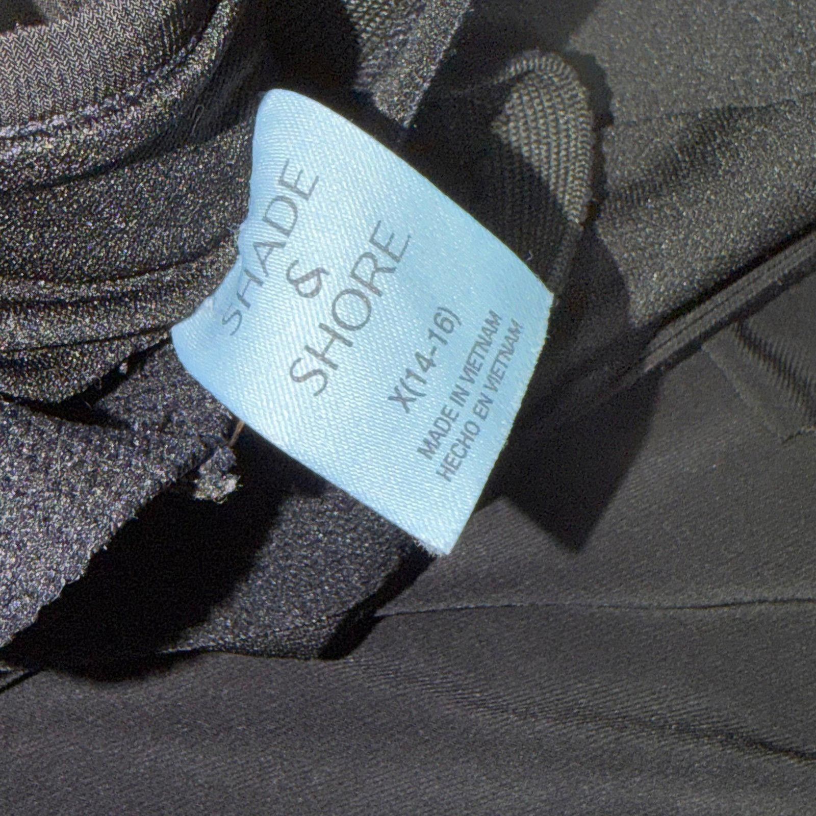 Other Shade & Shore Black Tankini Top Size 14/16 Size ONE SIZE - 6 Thumbnail