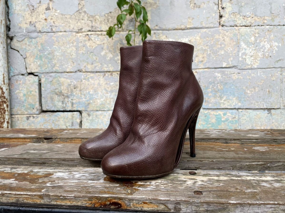 Maison Margiela Maison Martin Margiela 22 Brown Leather Boots Size US 8 / IT 38 - 1 Thumbnail