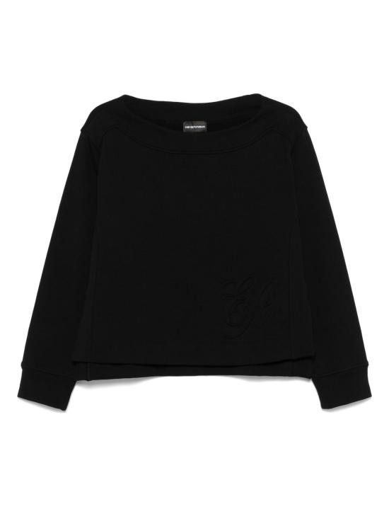 Emporio Armani EMPORIO ARMANI Women Hoodies EW000889 AF12538UC001 Black Size S / US 4 / IT 40 - 1 Thumbnail