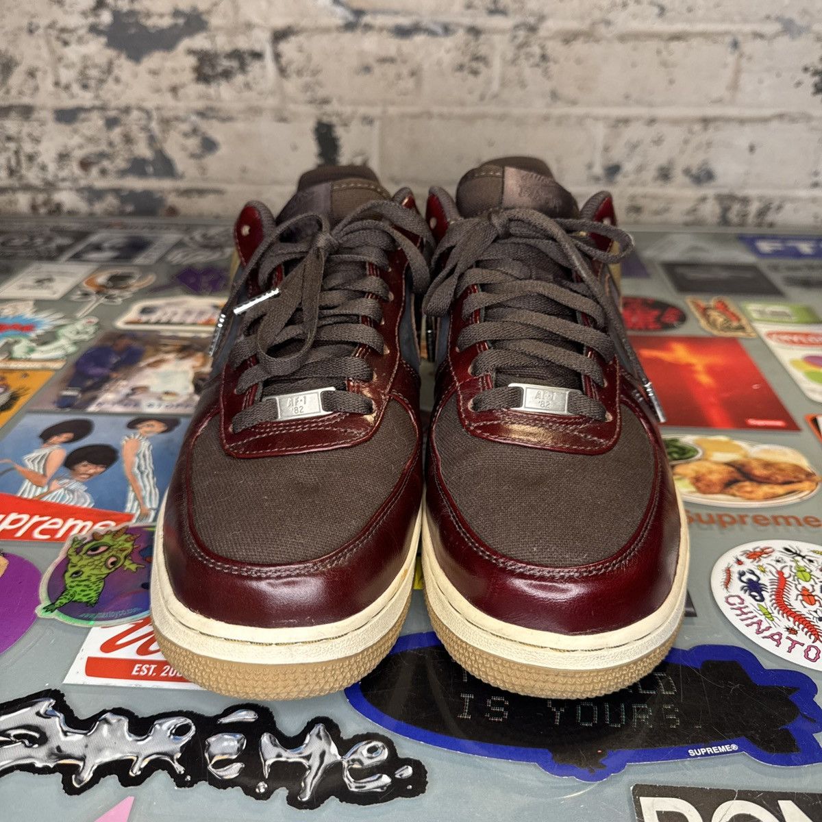 Nike Nike Air Force 1 Low DJ Clark Kent East VS West Sz 9.5 2009 Size US 9.5 / EU 42-43 - 4 Thumbnail