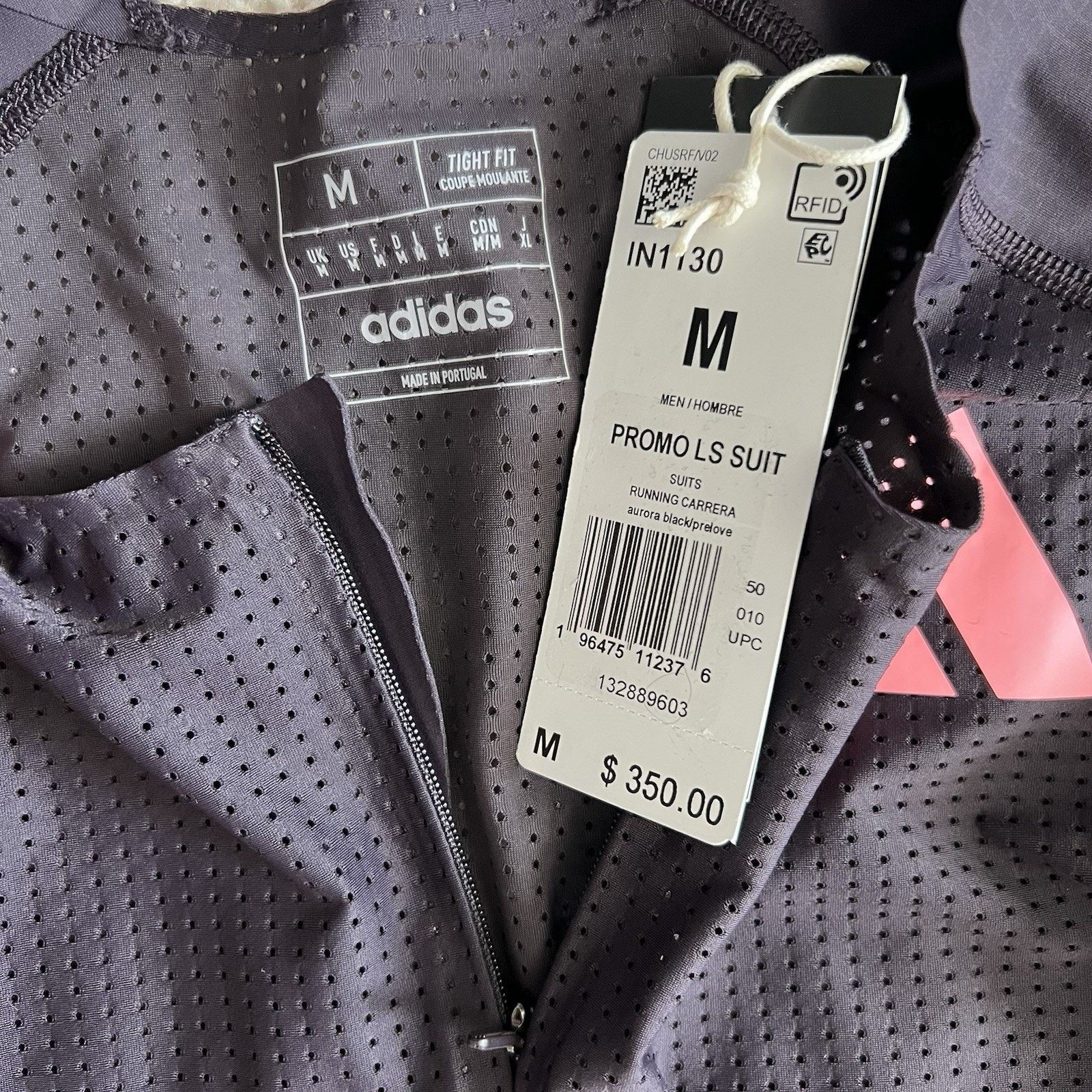 Adidas Adidas 2024 Pro Elite Team Promo LS Speedsuit Purple Size US 30 / EU 46 - 2 Thumbnail