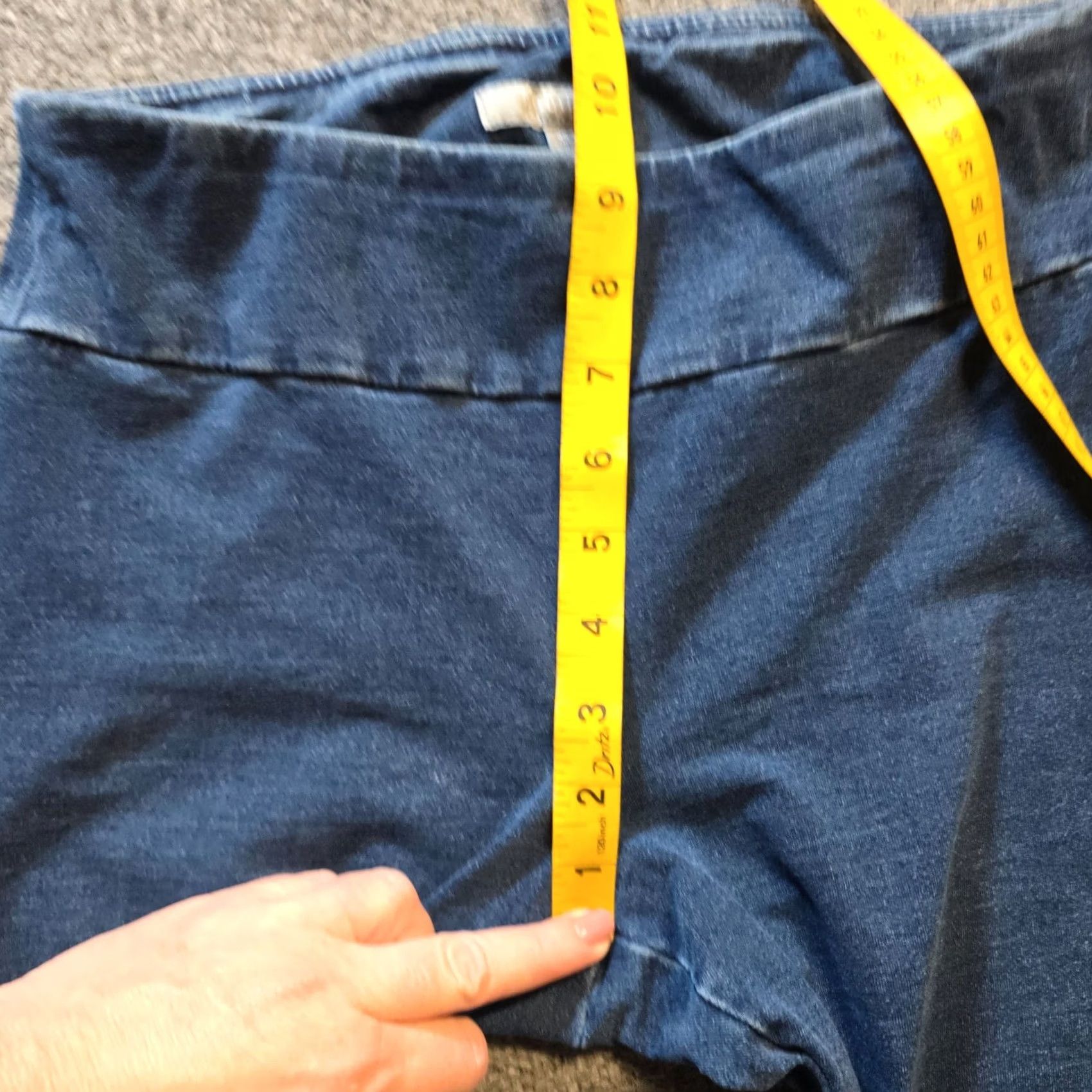 Habitat Habitat Pants Womens XS Blue Tapered Mid Rise Stretch Denim Casual Regular Size 26" / US 2 / IT 38 - 5 Thumbnail