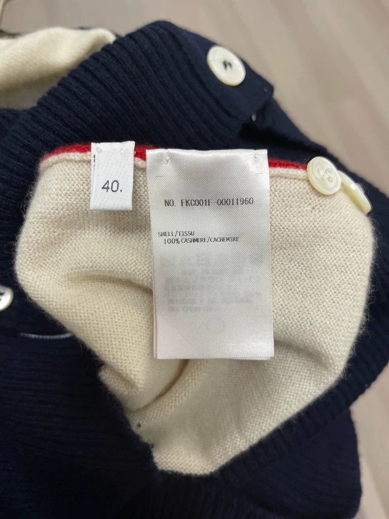Thom Browne Thom Browne American red and Tibetan blue blended cashmere Size S / US 4 / IT 40 - 6 Thumbnail