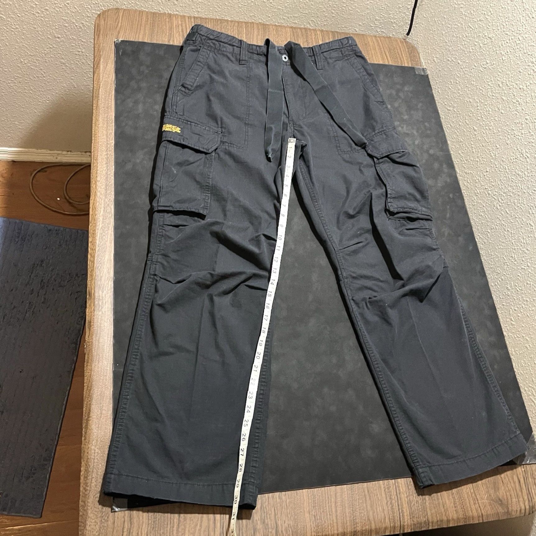 VINTAGE Polo Ralph Lauren Cargo Pants Men 34 Green Cotton Casual