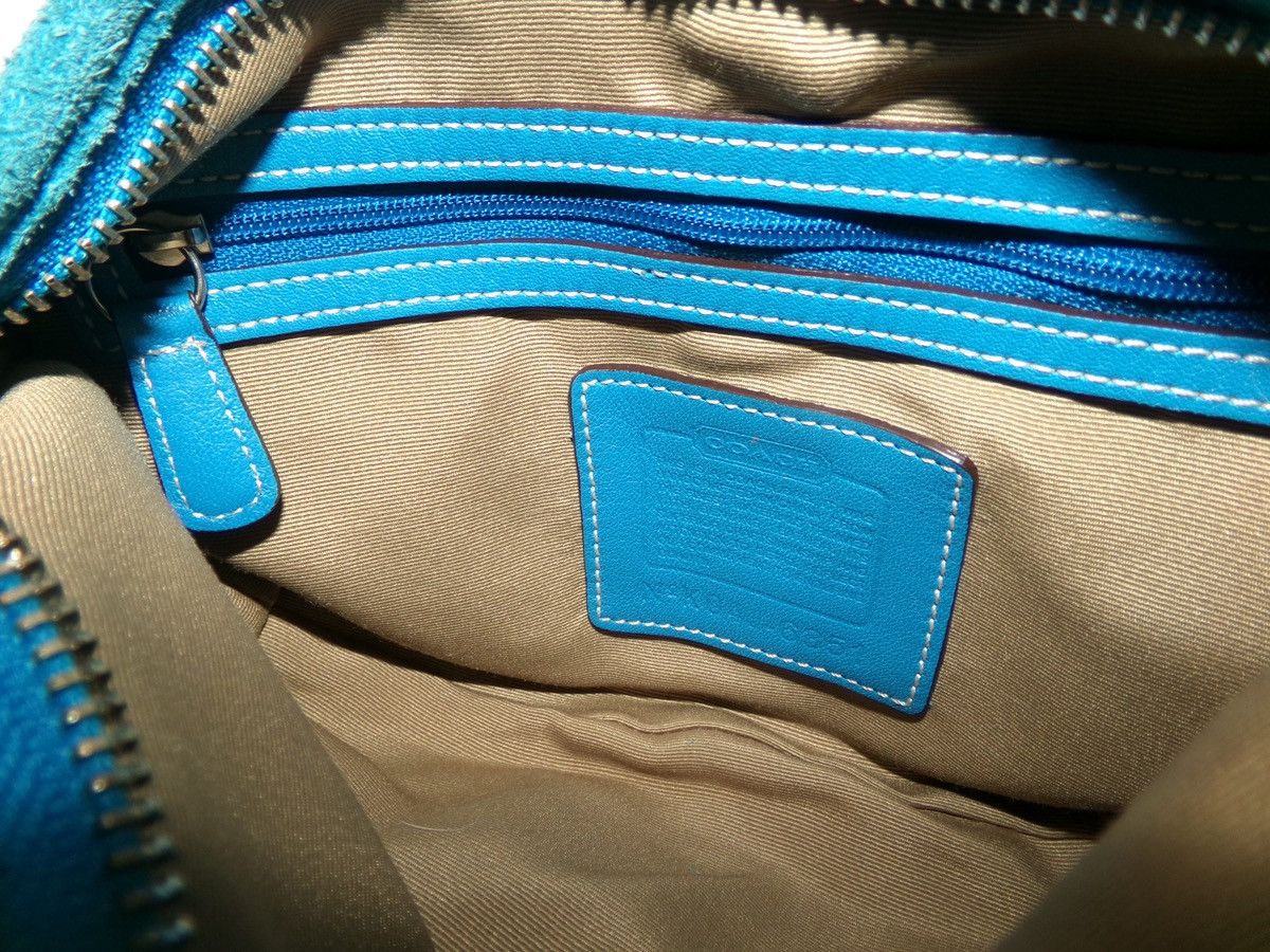 Coach Blue jacquard Coach purse Size ONE SIZE - 6 Thumbnail