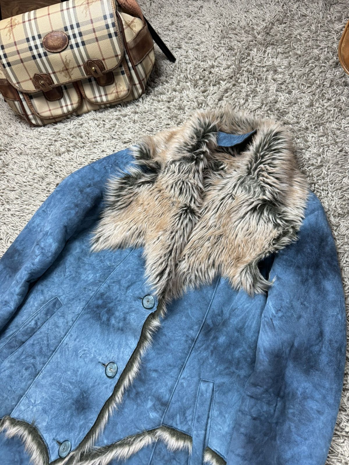 Miss Sixty × Vintage Vintage faux fur coat jacket y2k original pinterest item Size S / US 4 / IT 40 - 2 Thumbnail