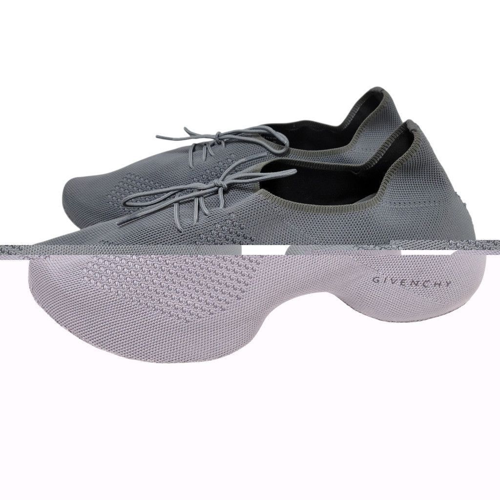 Givenchy Givenchy Men TK-360 Gray Laces Up Knit Sneakers EU45 (US11) Size US 11 / EU 44 - 3 Thumbnail