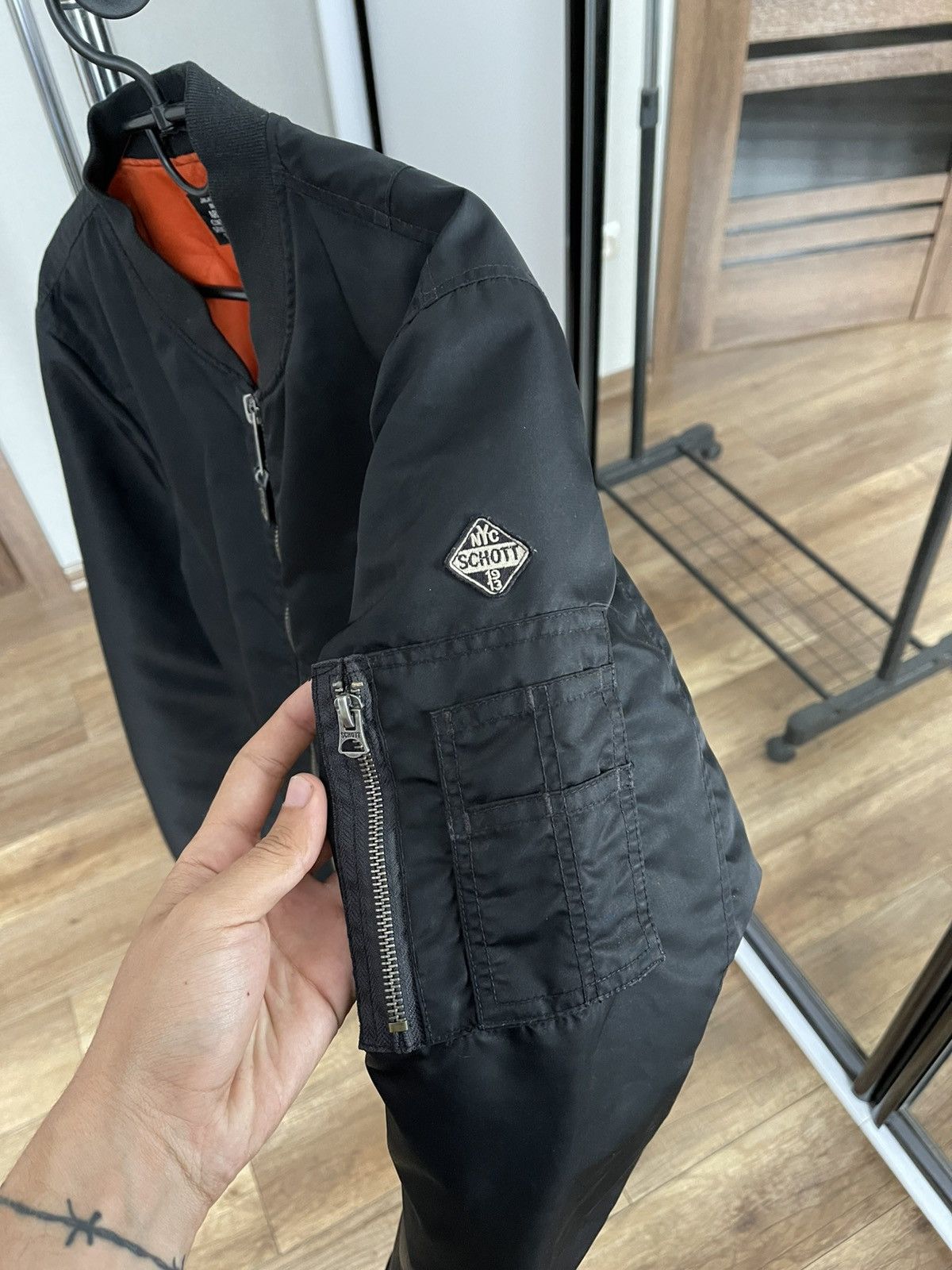 Schott Schott Bros NYC Type U Bomber Zip Jacket Size US L / EU 52-54 / 3 - 9 Thumbnail