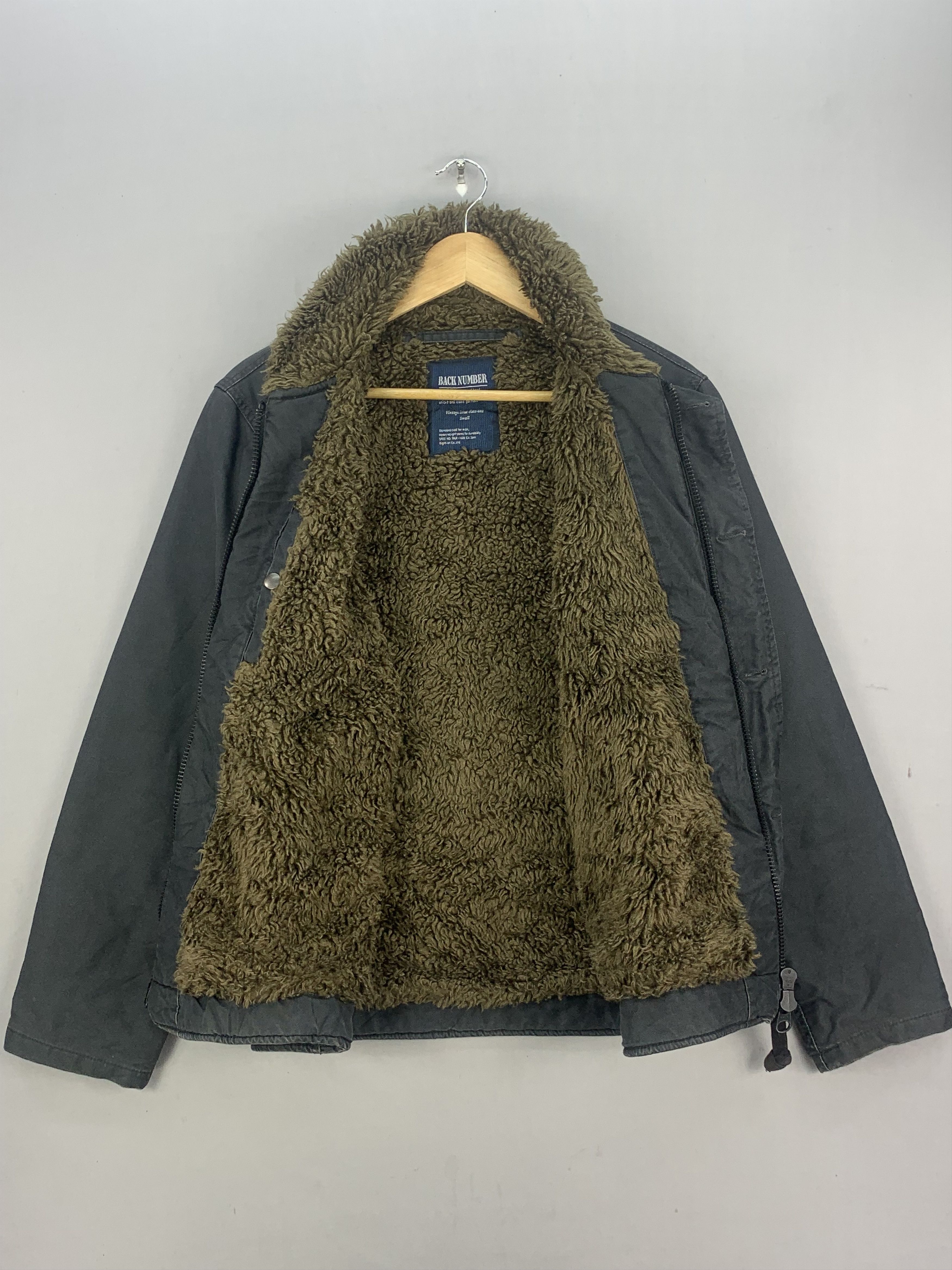 Japanese Brand Vintage Back Number Sherpa Deck Jacket Size US S / EU 44-46 / 1 - 9 Thumbnail