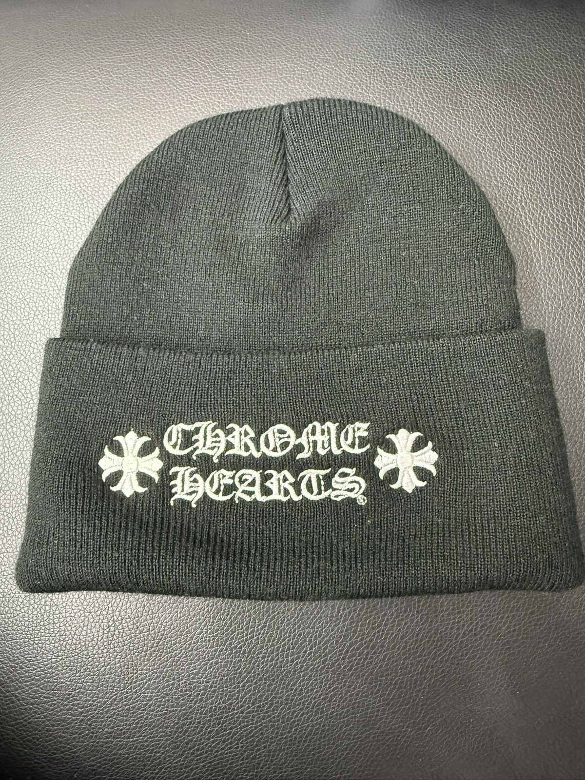 Chrome Hearts CHROME HEARTS Plus Patch Beanie | Grailed