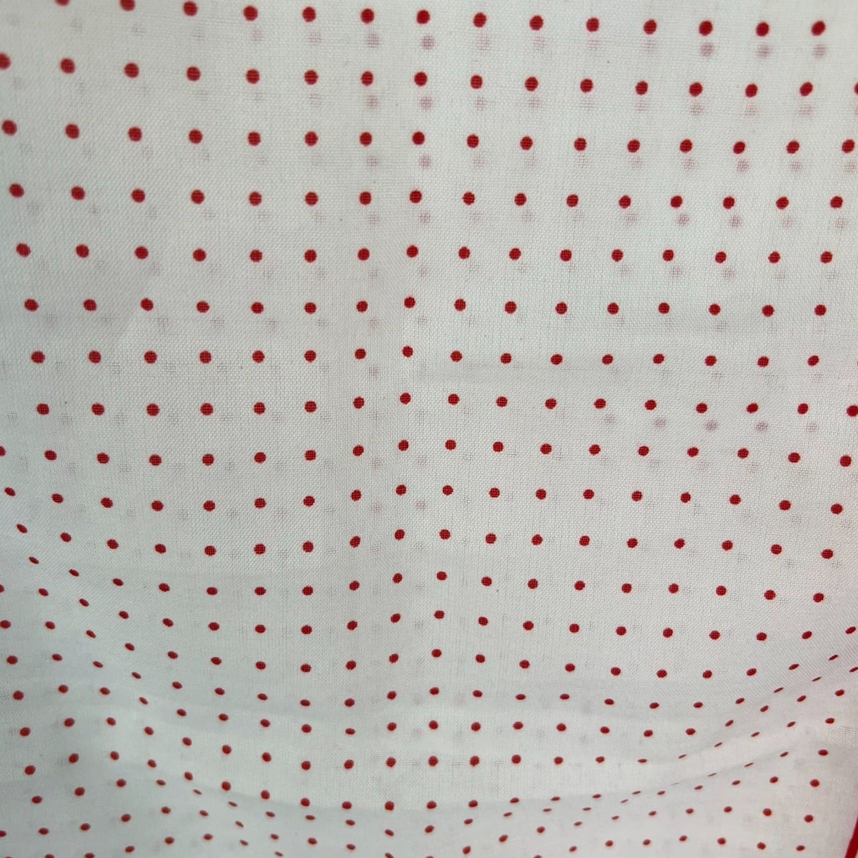 Vintage VINTAGE Liz Sinclair Scarf 30X30 Red White Polka Dots 80s Square Scarf Women Italy Polyester Chiffon Lace Pattern Vintage Yes Size ONE SIZE - 3 Thumbnail