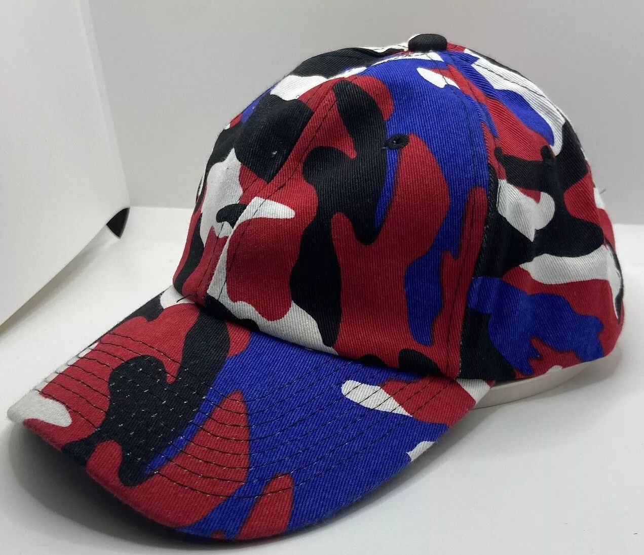 Other Baseball Cap - Adjustable - Red/White/Blue/Black Pattern Size ONE SIZE - 9 Thumbnail