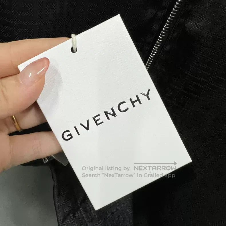 Givenchy Givenchy Black All-Over Pattern Hooded Jacket Size US S / EU 44-46 / 1 - 4 Thumbnail