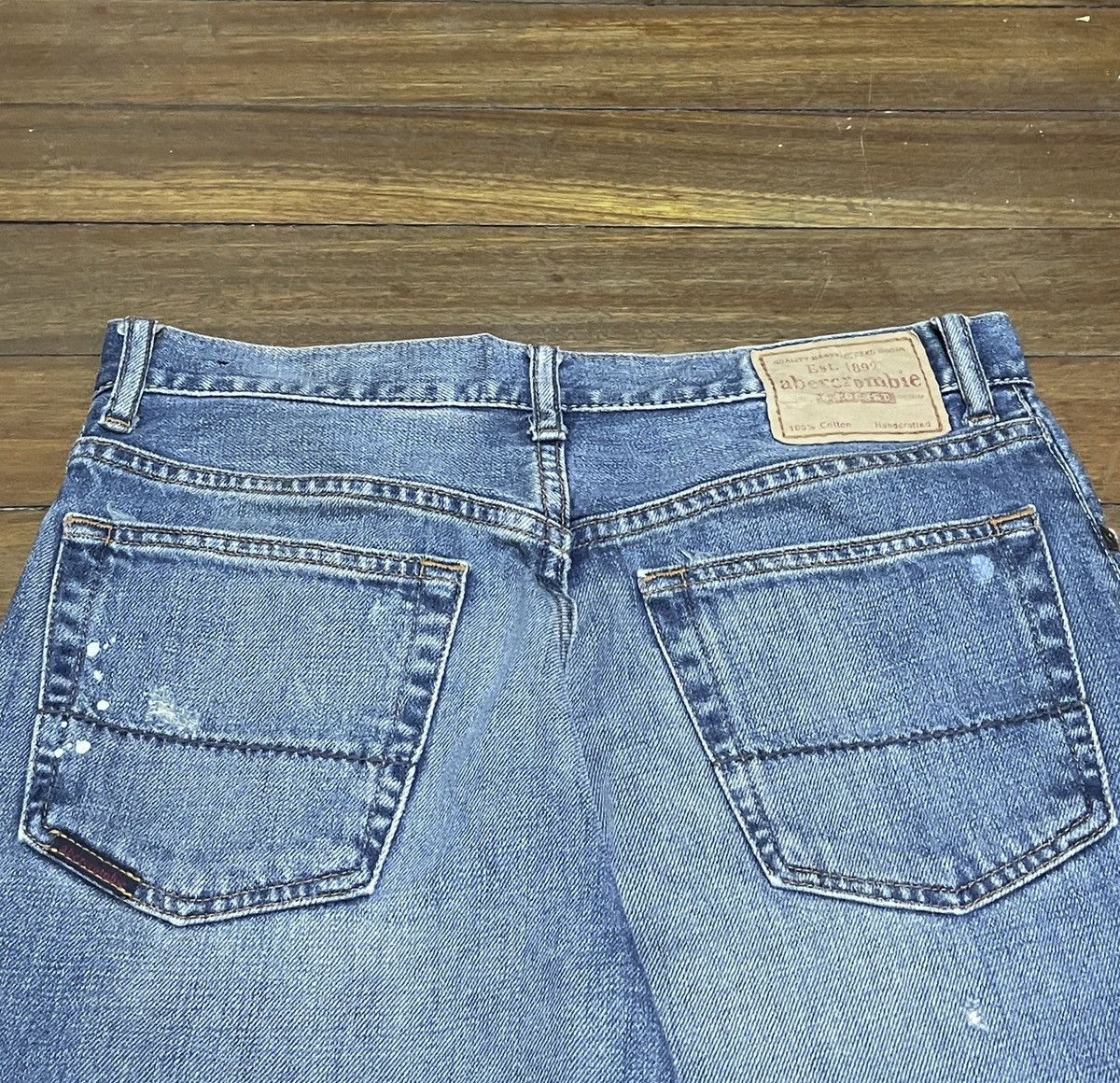 Abercrombie & Fitch × Vintage Rare Design Vintage Abercrombie Fitch Baggy Jeans 2000s Size US 33 - 4 Thumbnail